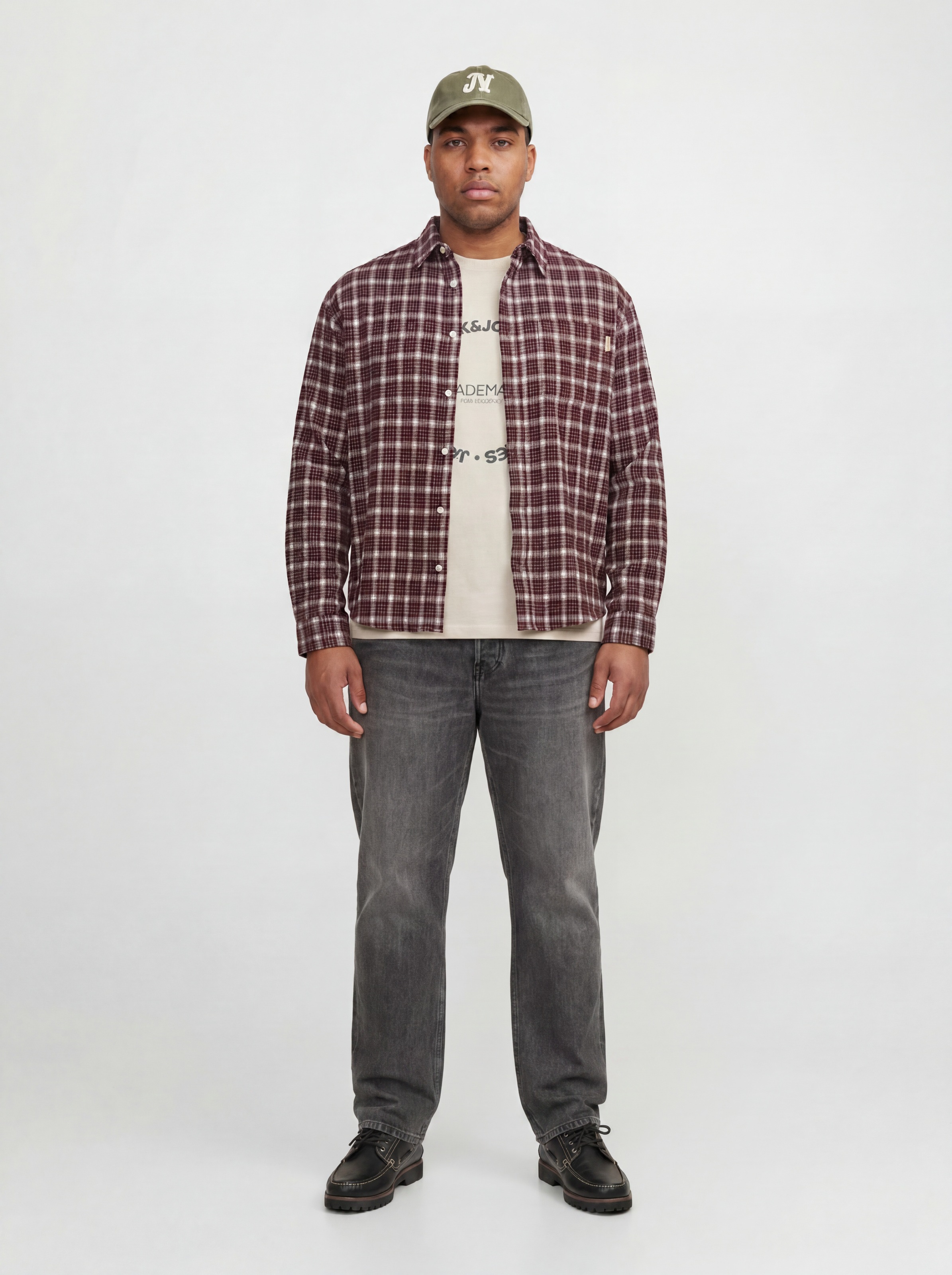 Jack & Jones PlusSize T-Shirt »JJBENSON TEE SS CREW NECK PLS« Baumwolle, regular fit