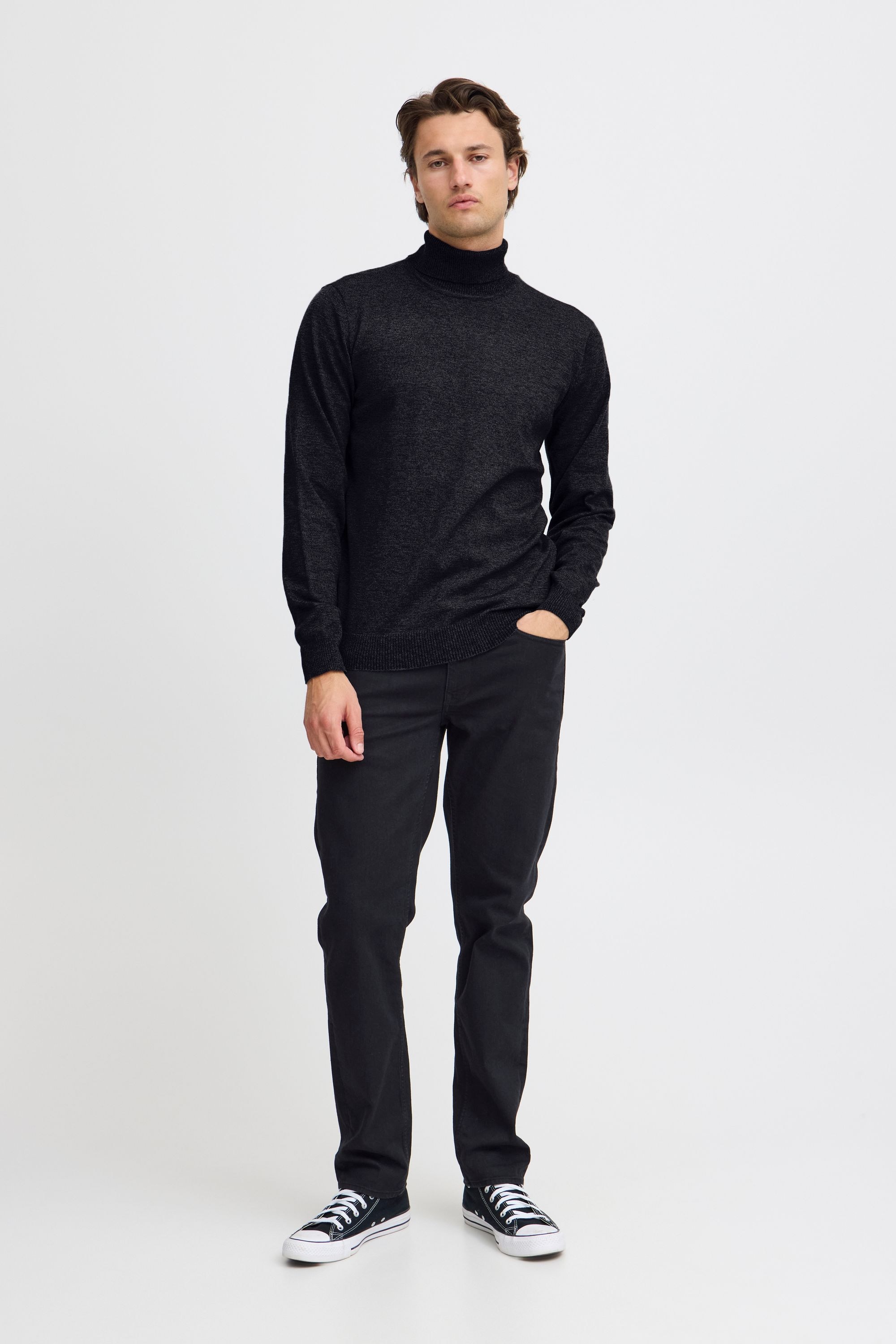 Blend Strickfleece-Pullover »Strickpullover BHBRUTON roll neck knit«