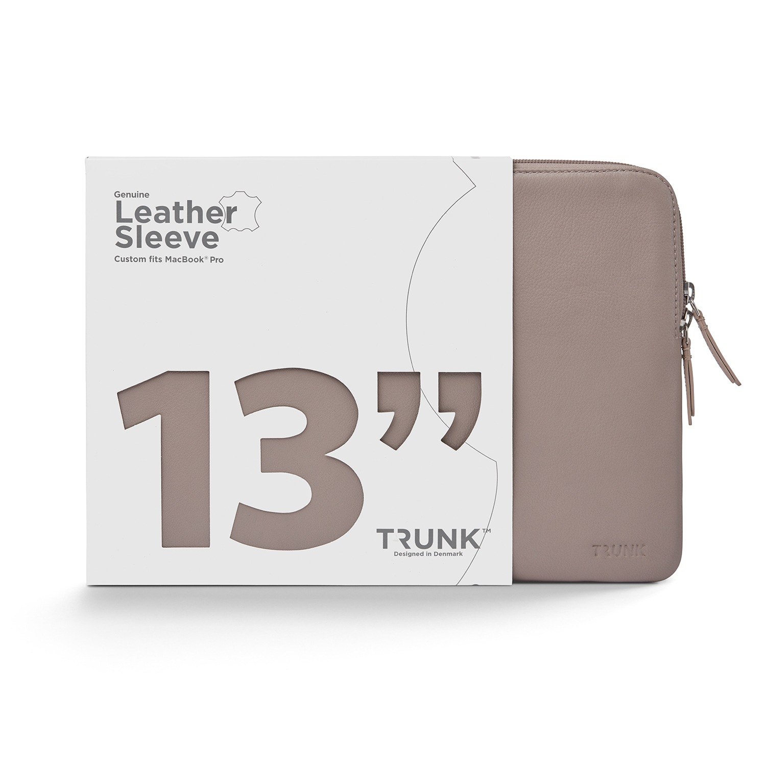 TRUNK Laptoptasche »Leder Sleeve für ➥ UNIVERSAL | Garantie Jahre 3 XXL MacBook Pro/MacBook«