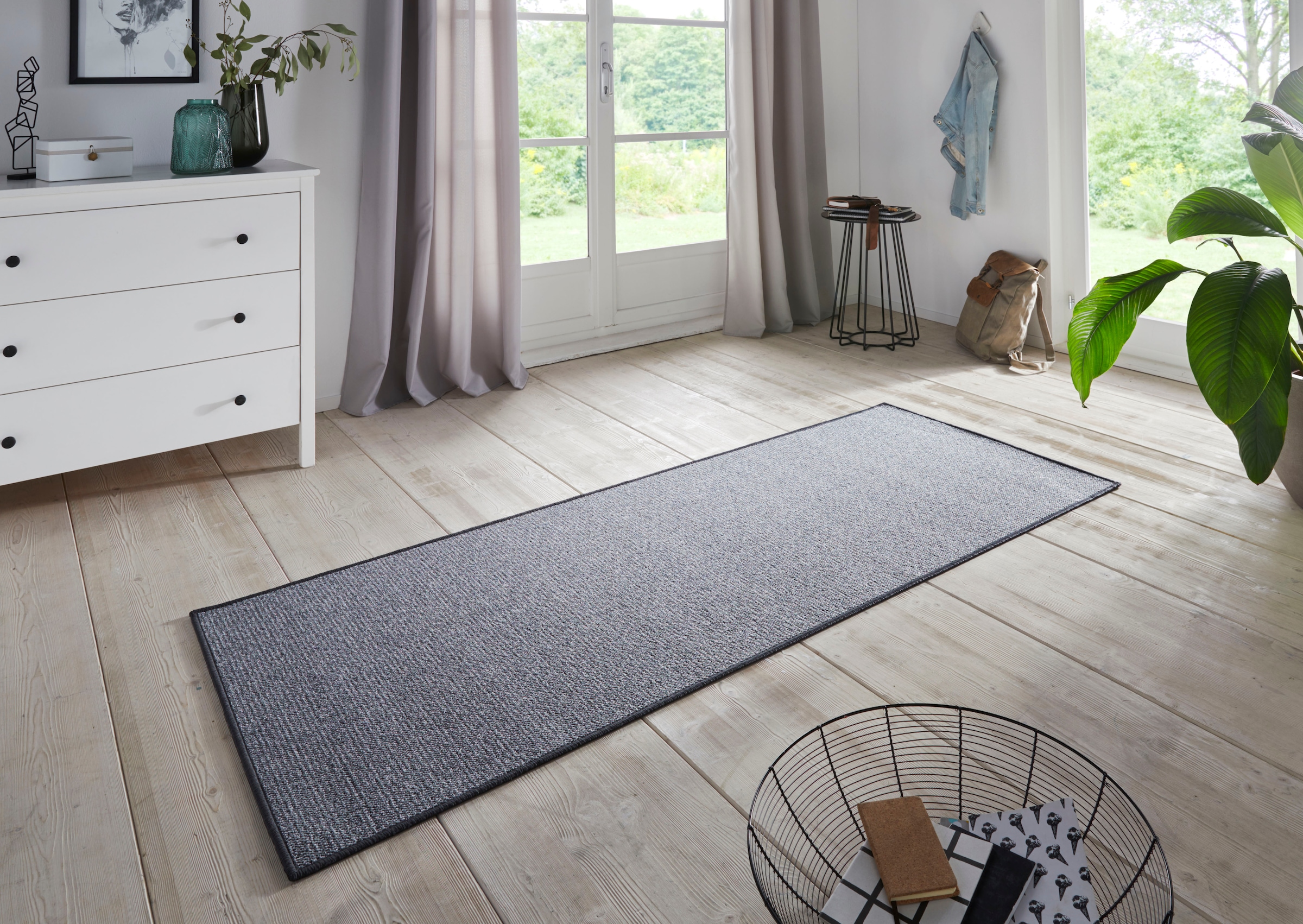 HANSE Home Läufer »Bouclé«, rechteckig, 5 mm Höhe, Rutschfest, Sisal Optik, Teppichläufer, Teppich, Küche, Flur, Schlicht