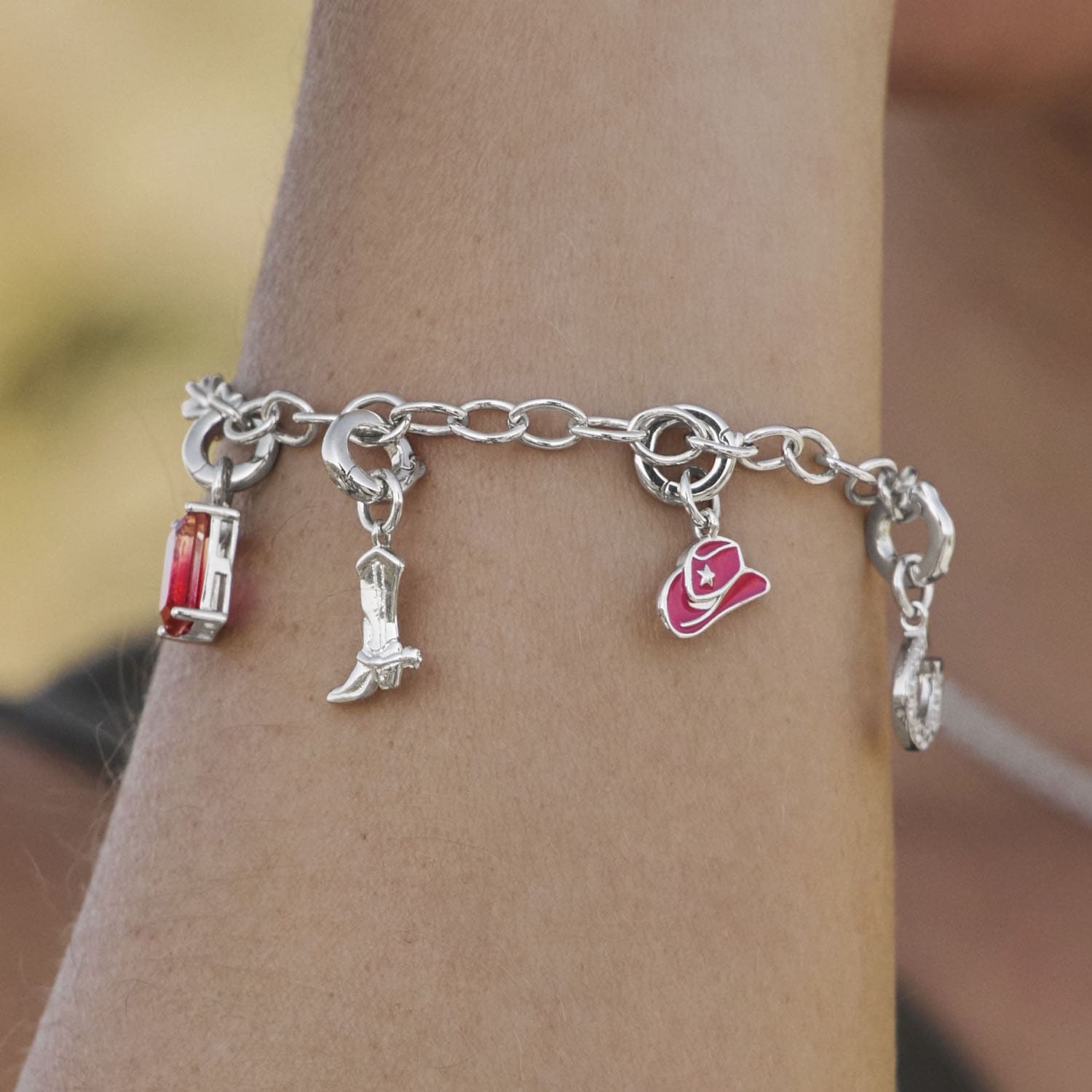 Amor Charm-Einhänger »Hut, 2039968«, mit Emaille