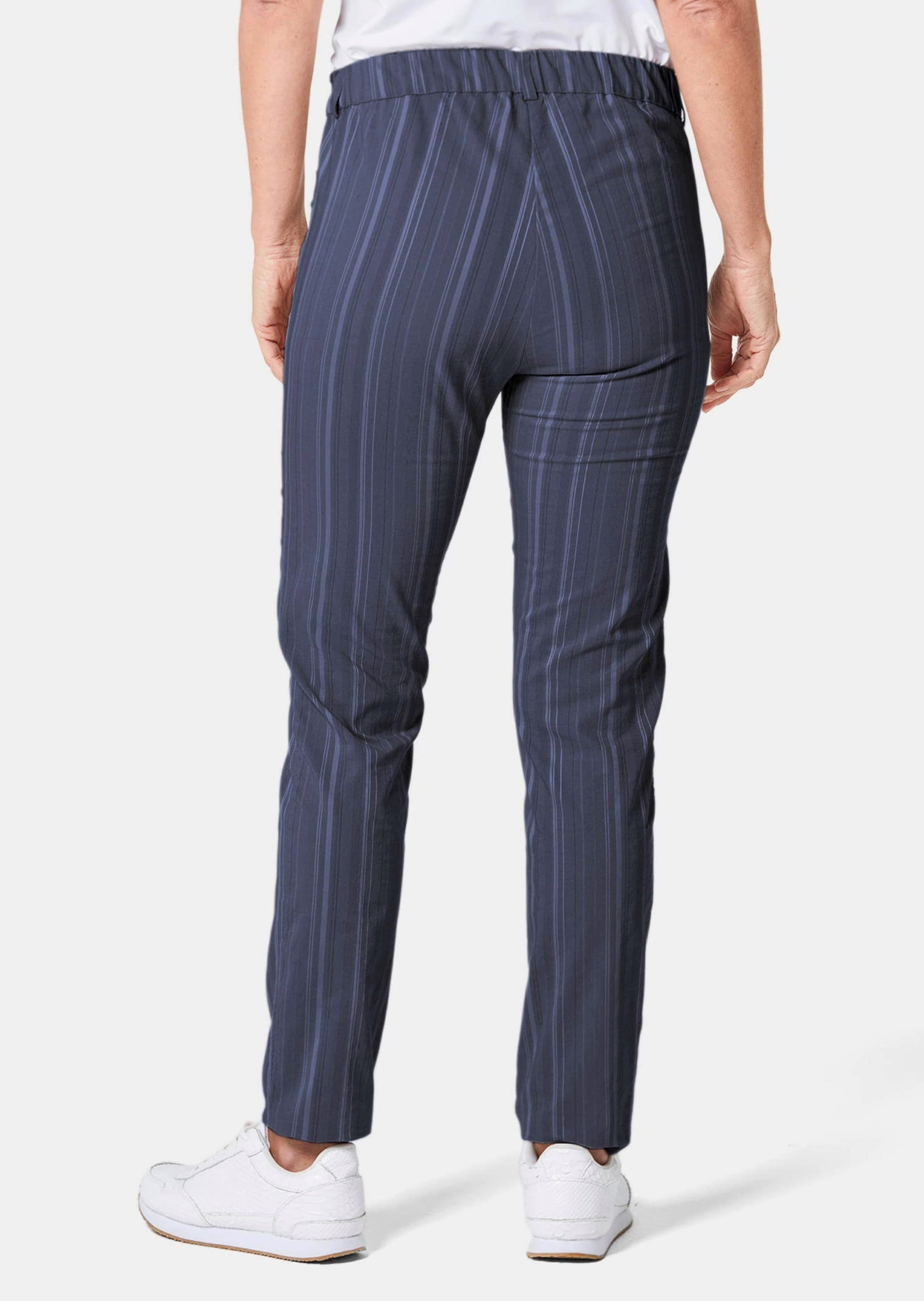 GOLDNER Stoffhose »Struktur-Hose Sportliche Strukturhose in elastischer Ware«