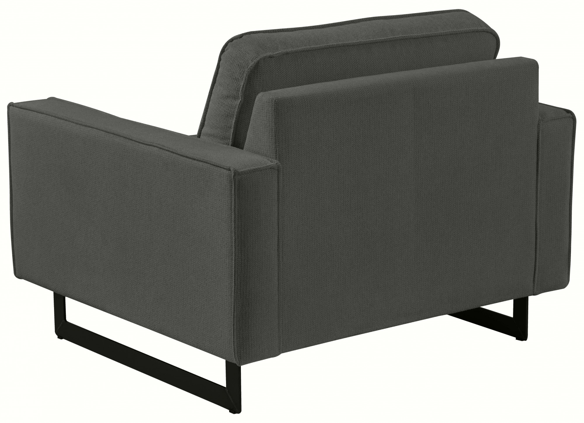 Places of Style Loveseat »Pinto«, mit Keder, Metallfüßen und auch in Cord Bezug erhältlich
