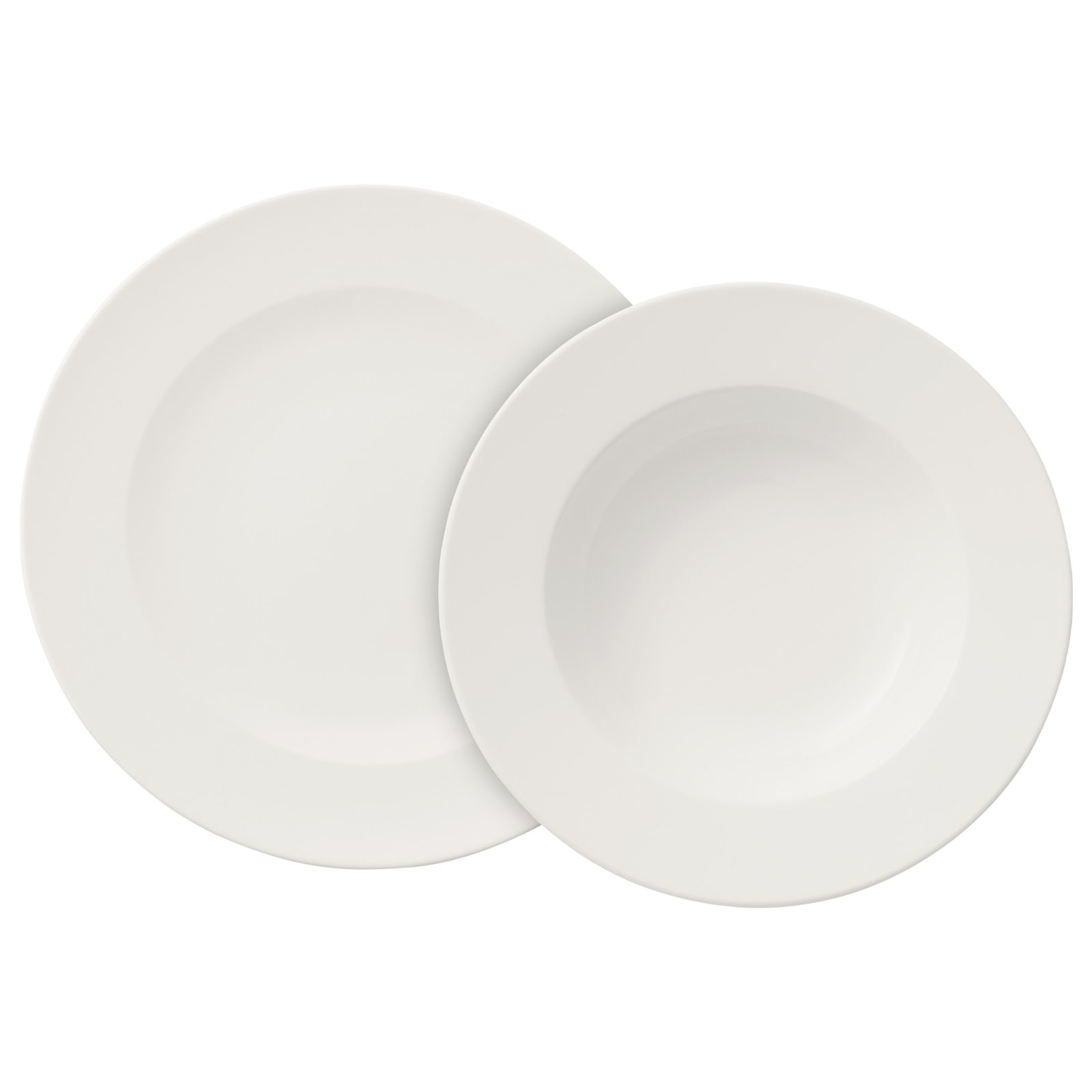 Villeroy & Boch Geschirr-Set »Geschirr For Me 8er Set weiß« Spülmaschinengeeignet, Mikrowellenfest