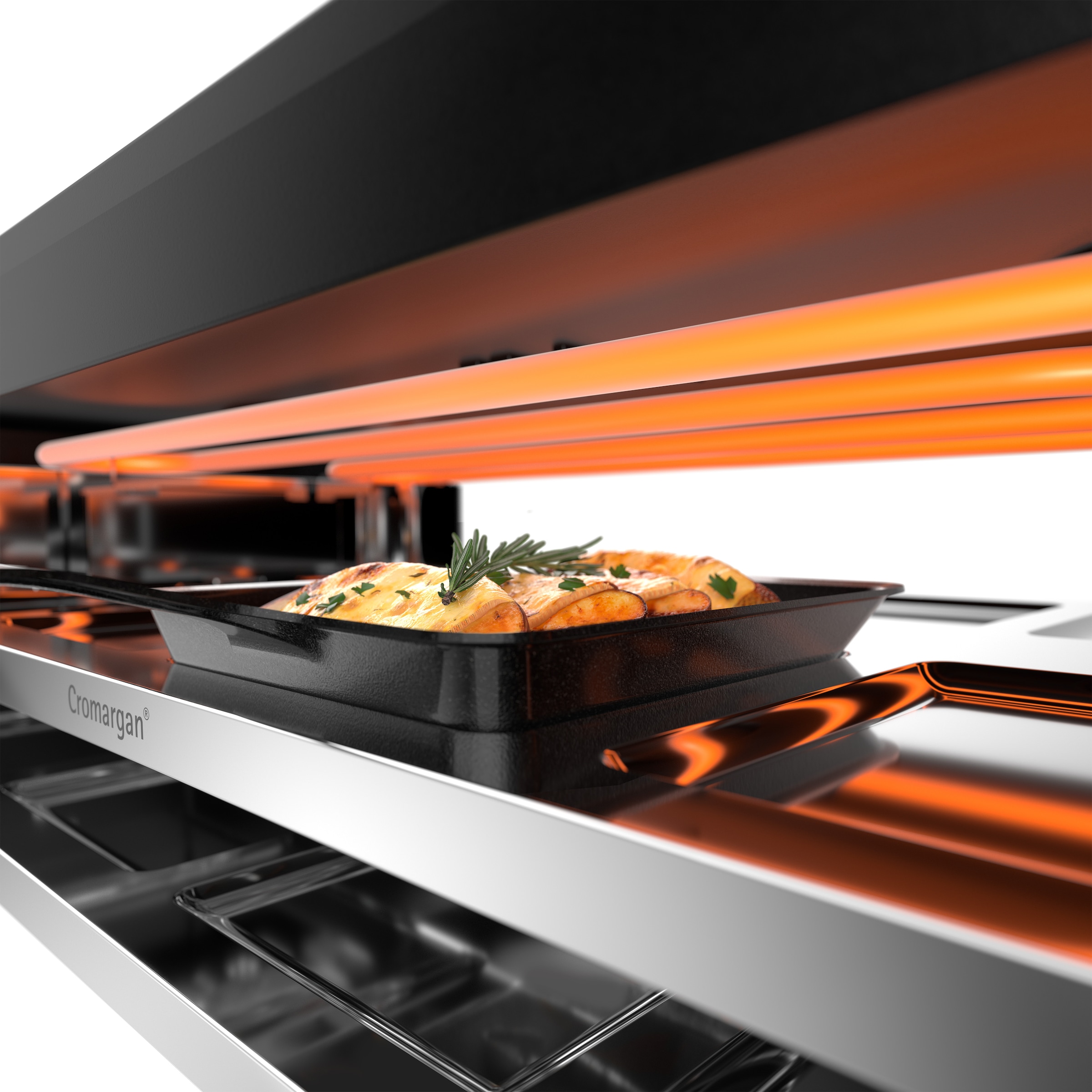 WMF Raclette »Master«, 8 St. Raclettepfännchen, 1500 W, indirekte LED-Beleuchtung, Keramikbeschichtung, 8 Pfännchen, 1500 W