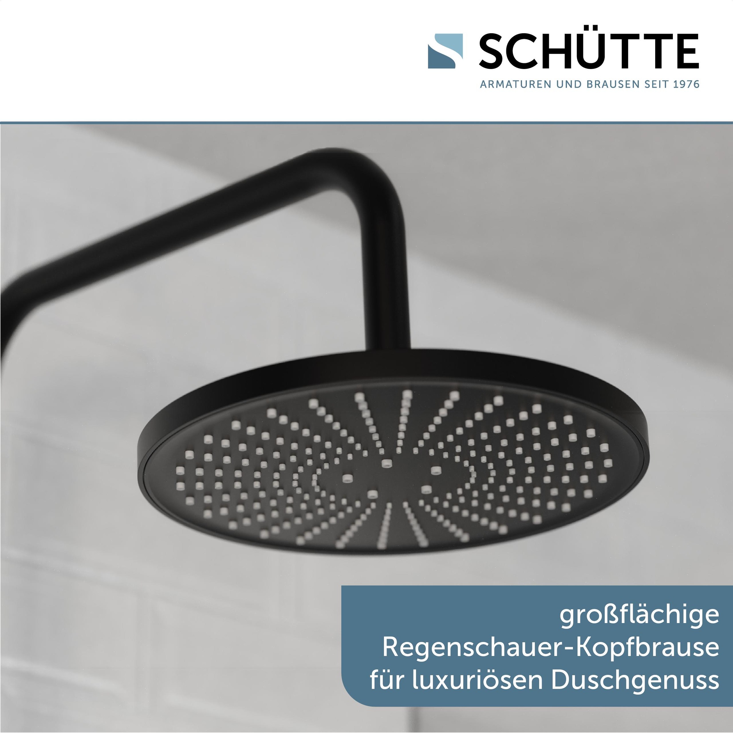 Schütte Duschbrause »ADRIA«, (Set), mit Thermostatarmatur, 3-fach verstellbar, Antikalk-Noppen