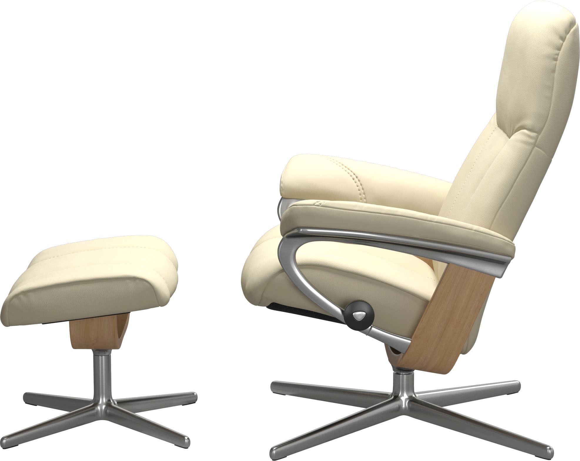 Stressless® Relaxsessel »Consul«, mit Cross Base, Größe S, M & L, Holzakzent Eiche