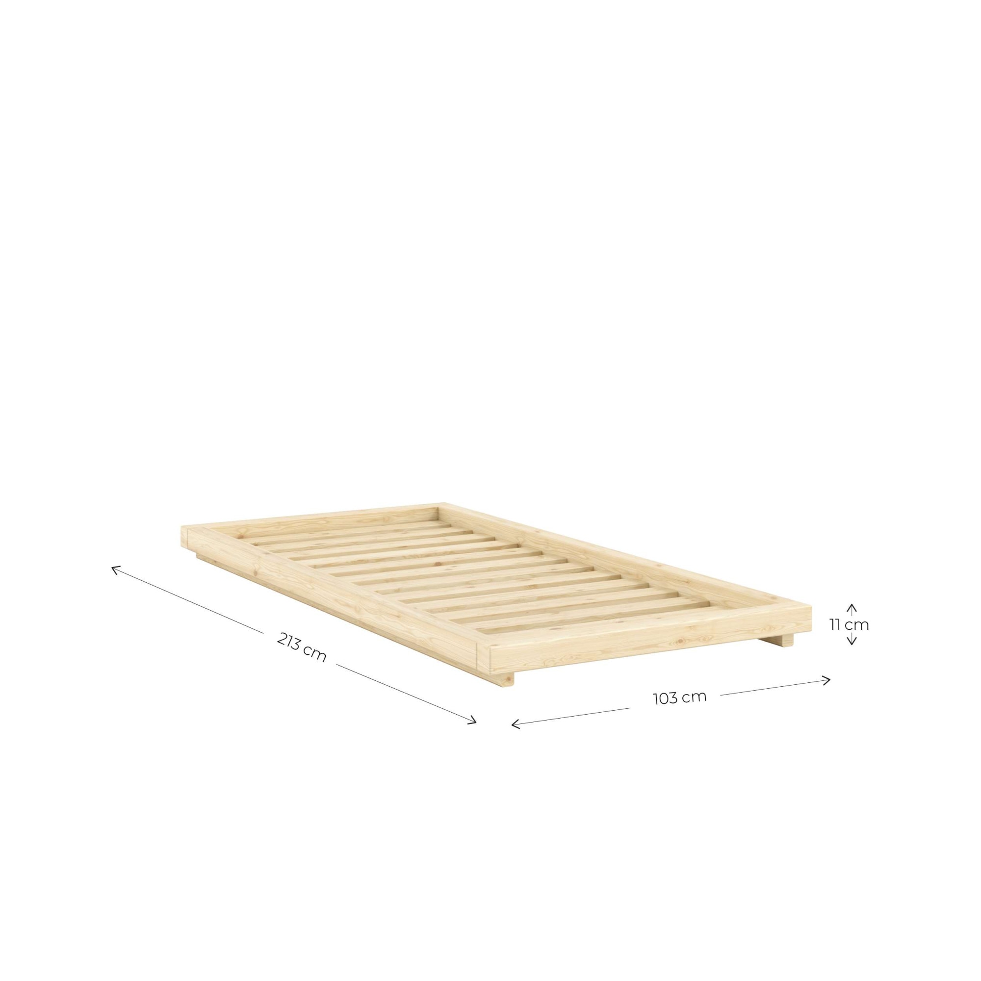 Karup Design Bettgestell »FSC® Massivholz Futonbett, excl. Matratze, mit Lattenrost« Minimalistisches Design, ein zeitloser Klassiker für moderne Räume