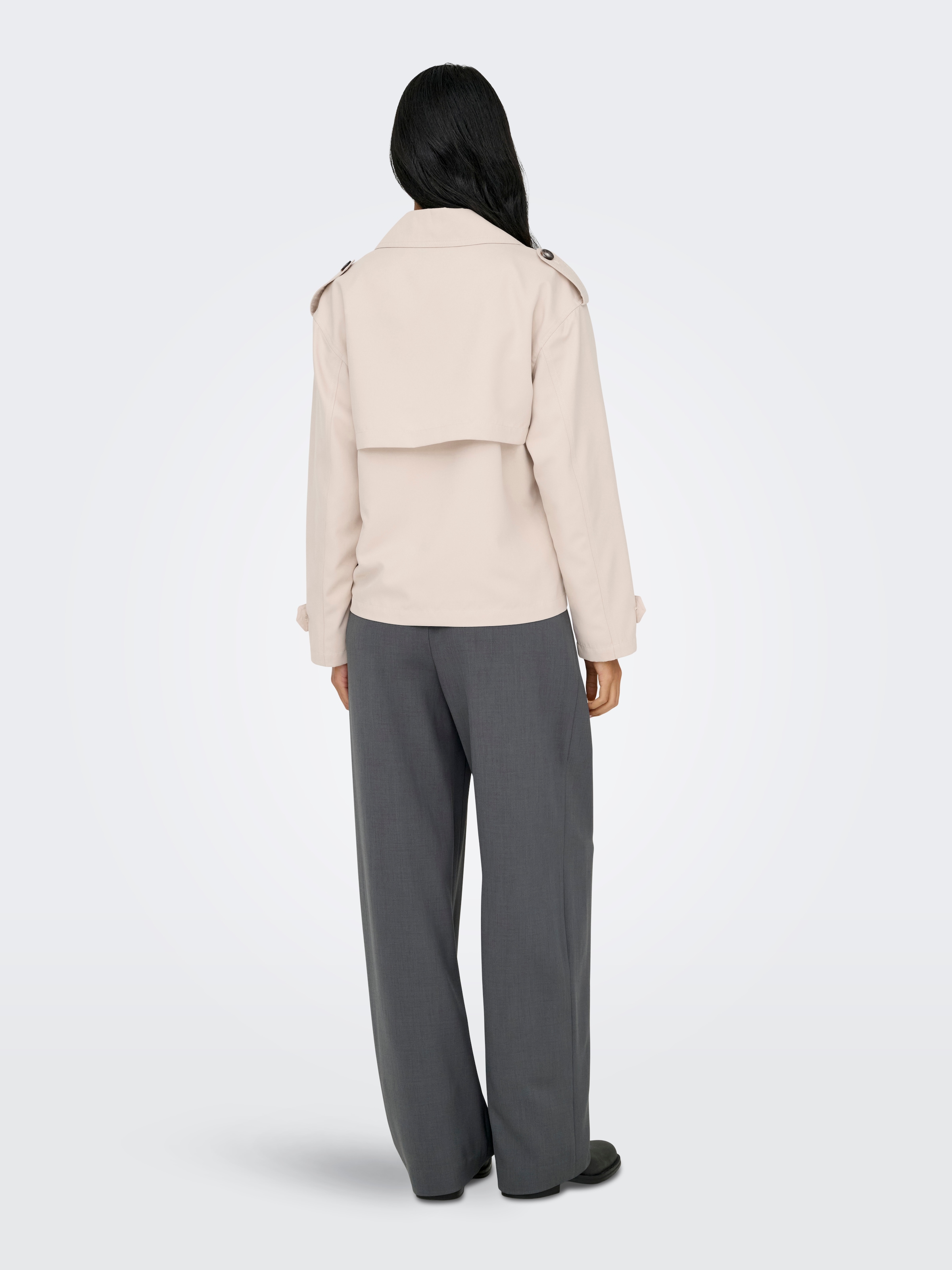 ONLY Kurzjacke »ONLHANNAH SHORT LIFE TRENCHCOAT OTW« Trenchcoat Style