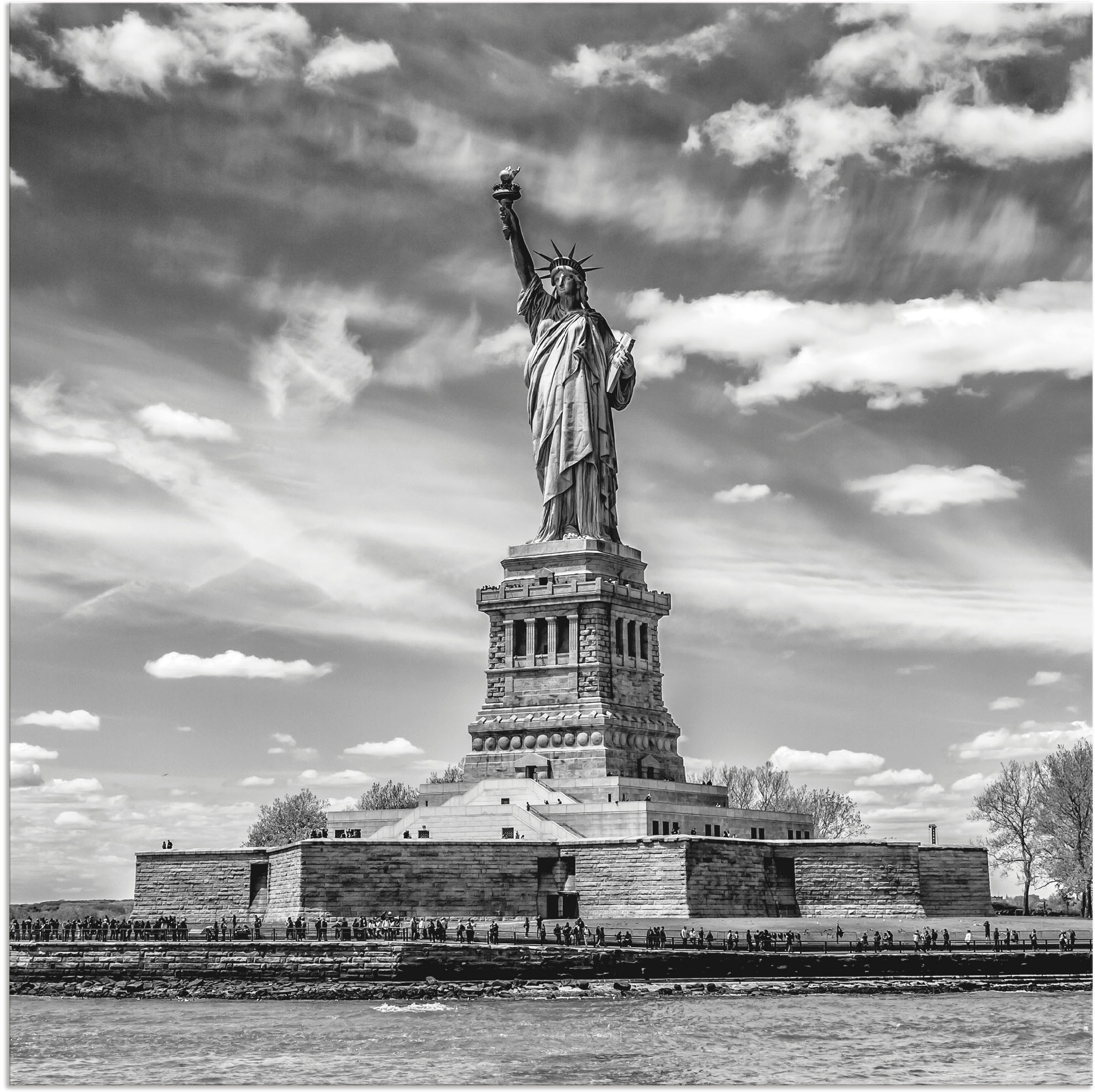 Artland Wandbild »New York City Freiheitsstatue«, Amerika, (1 St.), als  Alubild, Leinwandbild, Wandaufkleber oder Poster in versch. Größen auf  Raten kaufen
