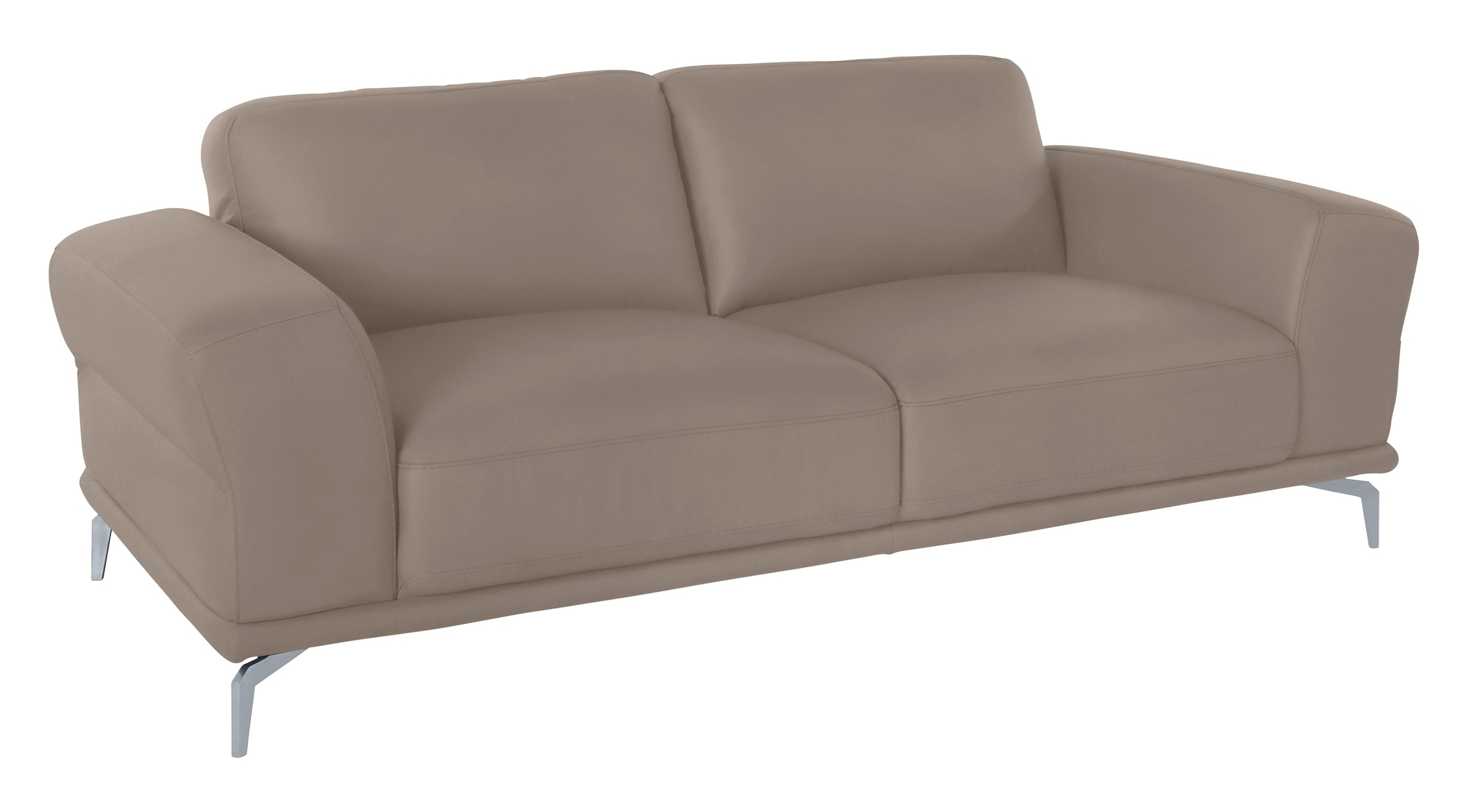 W.SCHILLIG 2,5-Sitzer »montanaa« mit Metallfüßen in Silber matt, Breite 212 cm