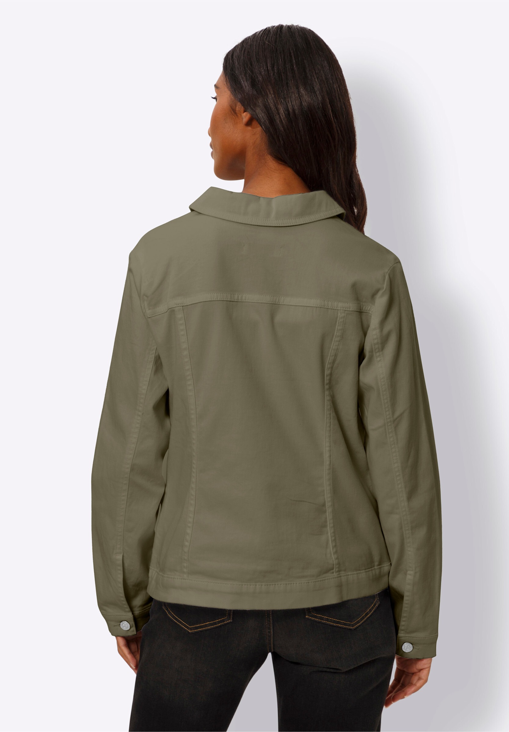 heine Jeansjacke »Jacke Jacke mit Hemdkragen« keine Angabe