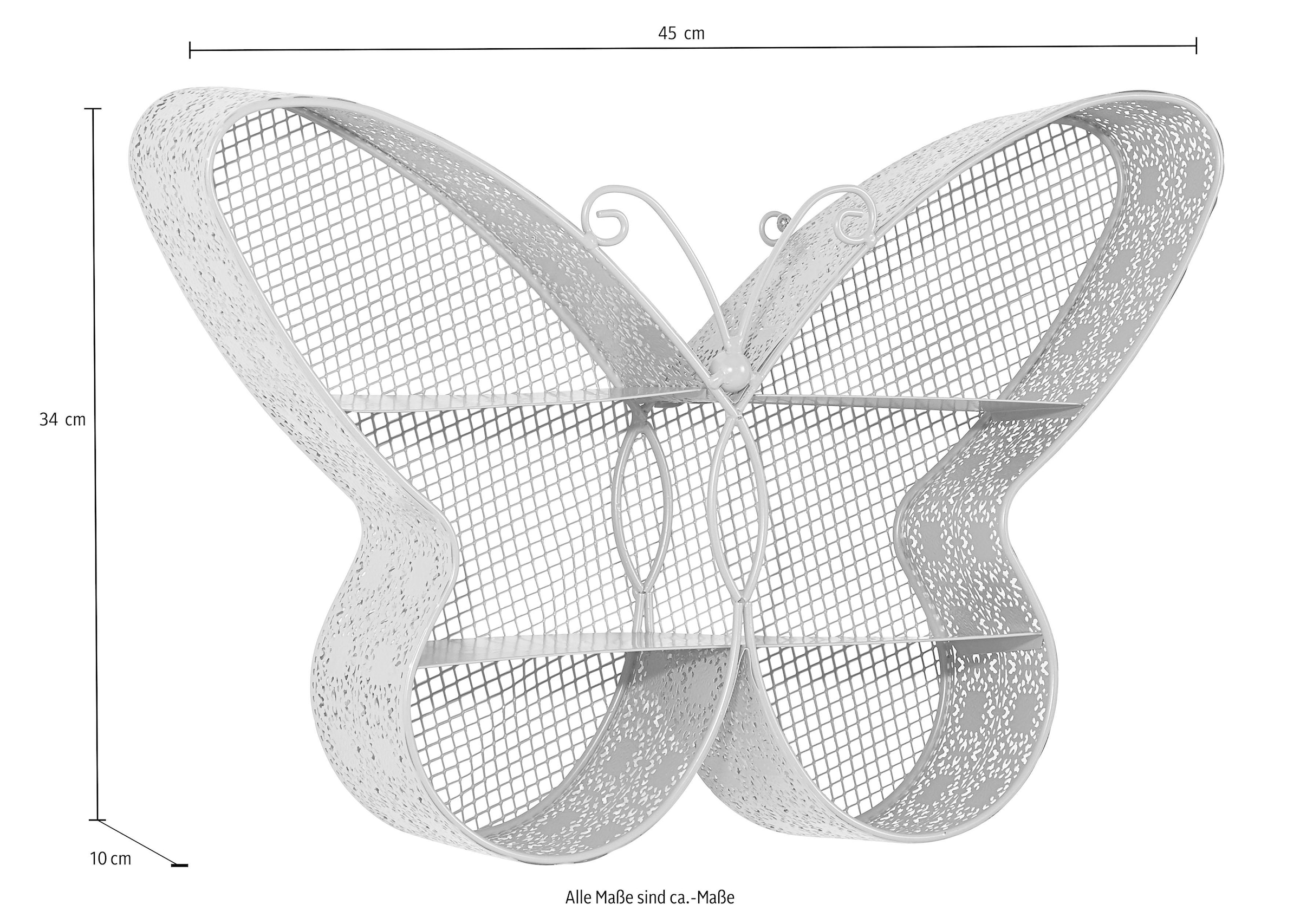 pajoma Deko-Wandregal »Schmetterling«, Dekoregal, Wanddeko Raten kaufen auf