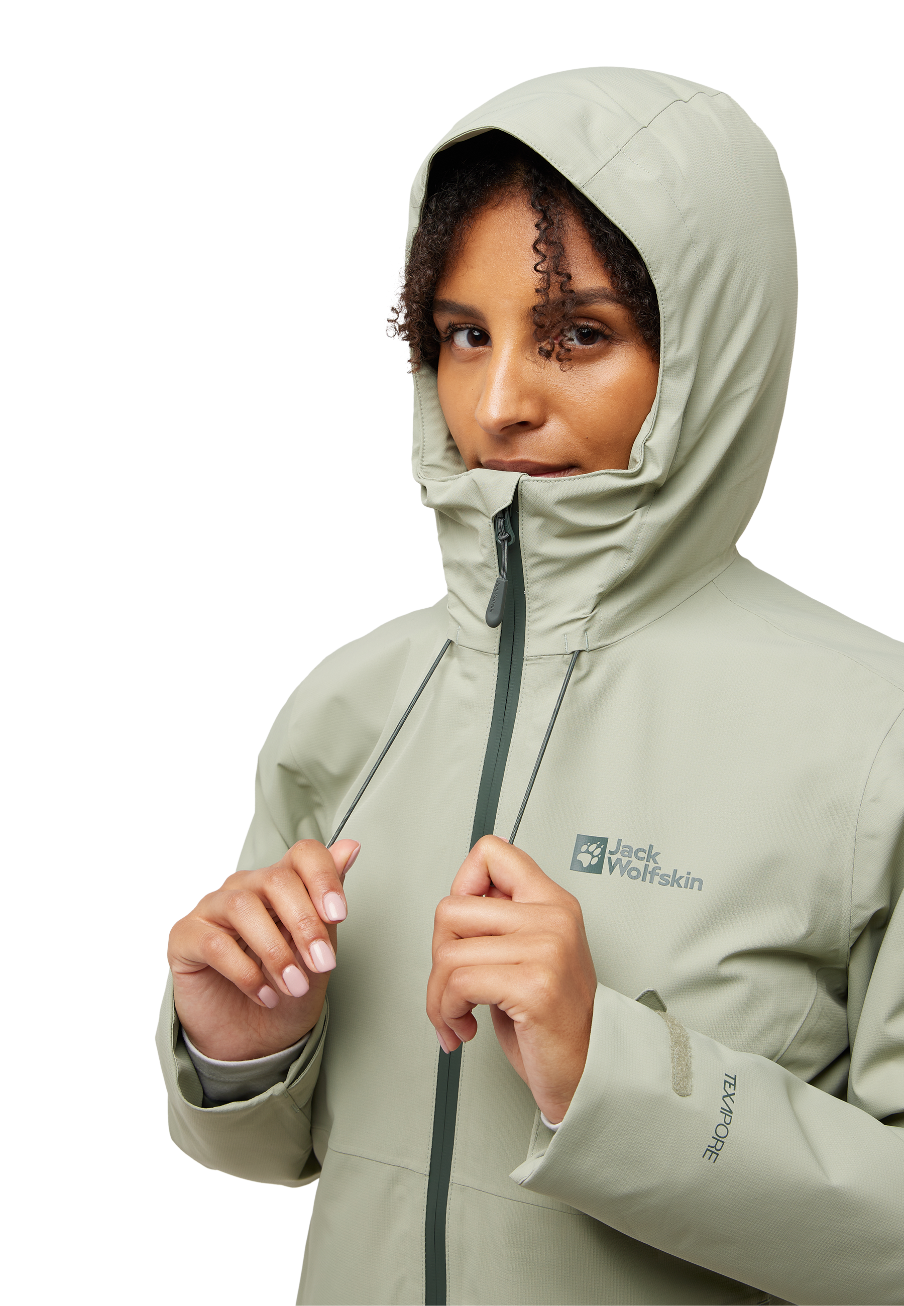 Jack Wolfskin Outdoorjacke »WISPER JACKET«, mit Kapuze