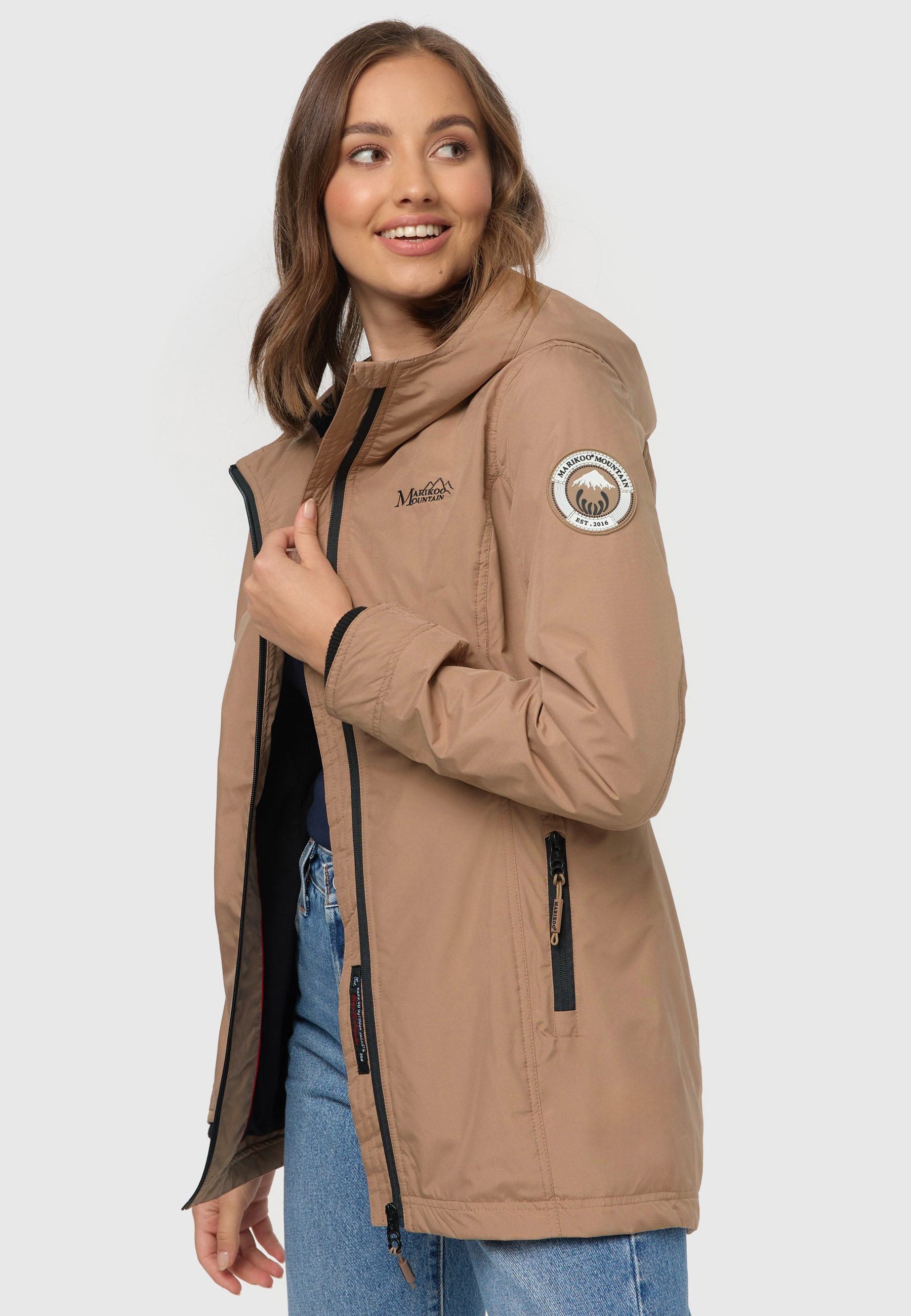 Marikoo Outdoorjacke »Marikoo Honigbeere Damen Übergangsjacke B954«