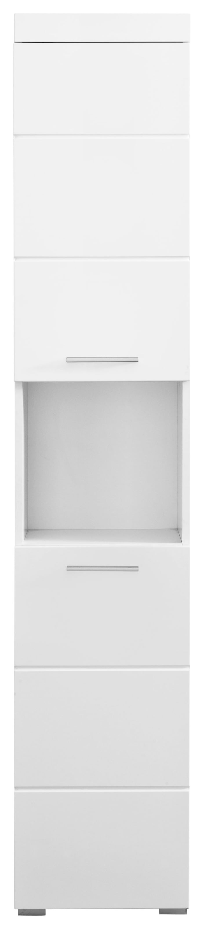 welltime Hochschrank »Avena« Badschrank mit 2 Türen & 1 Fach - (B/T/H) 37/31/190 cm