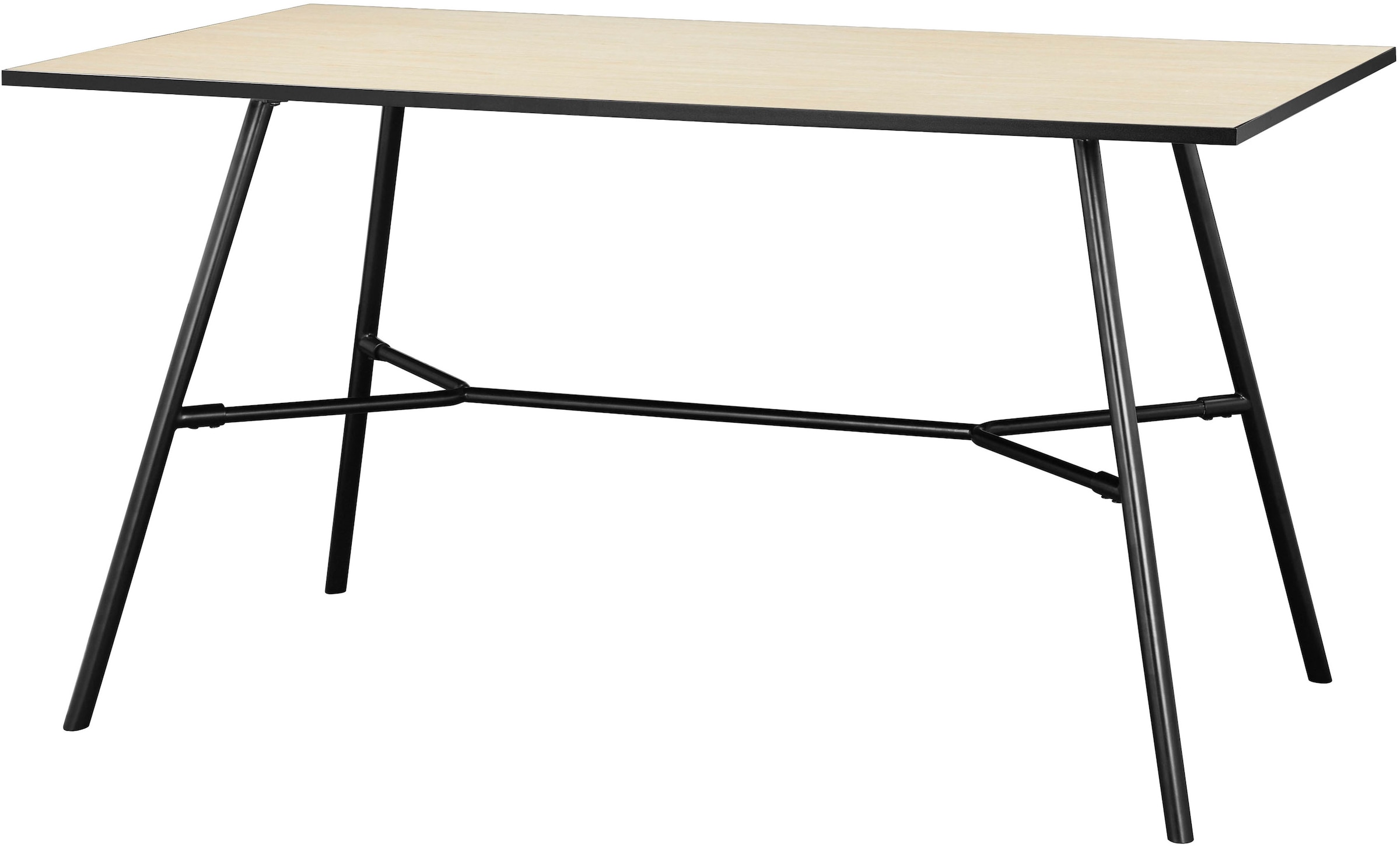 INOSIGN Essgruppe »CANNINGTONEG«, (Esszimmer, Essgruppe, Sitzgruppe TOPSELLER!), Metall Gestell, Tischplatte MDF mit Melaminbeschichtung