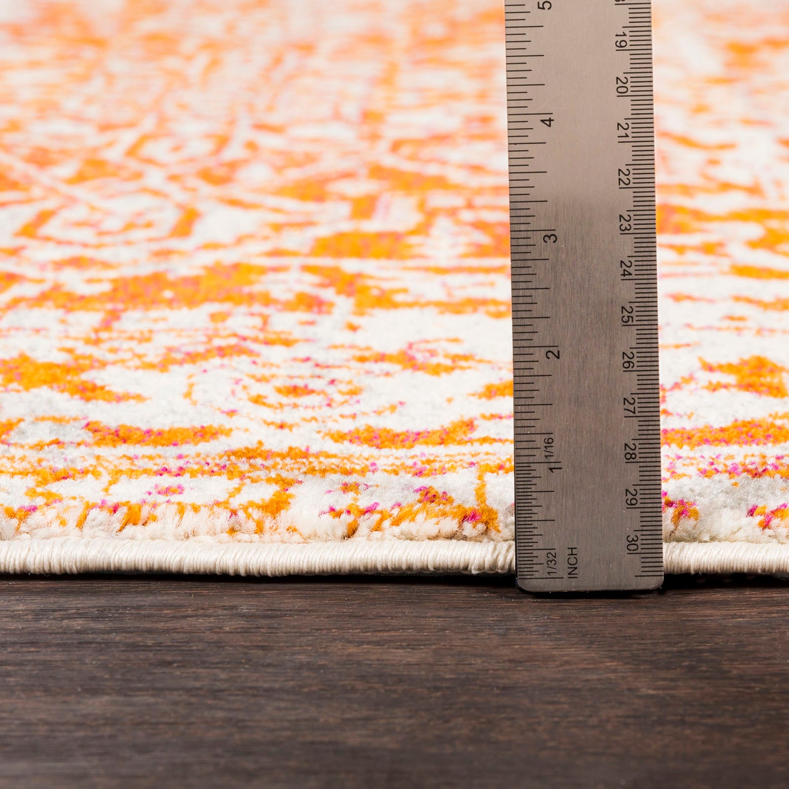 Livabliss Teppich »SYRACUSA« rechteckig 12 mm Höhe Kurzflor Orientteppich, Wohnzimmer, Schlafzimmer, Orange