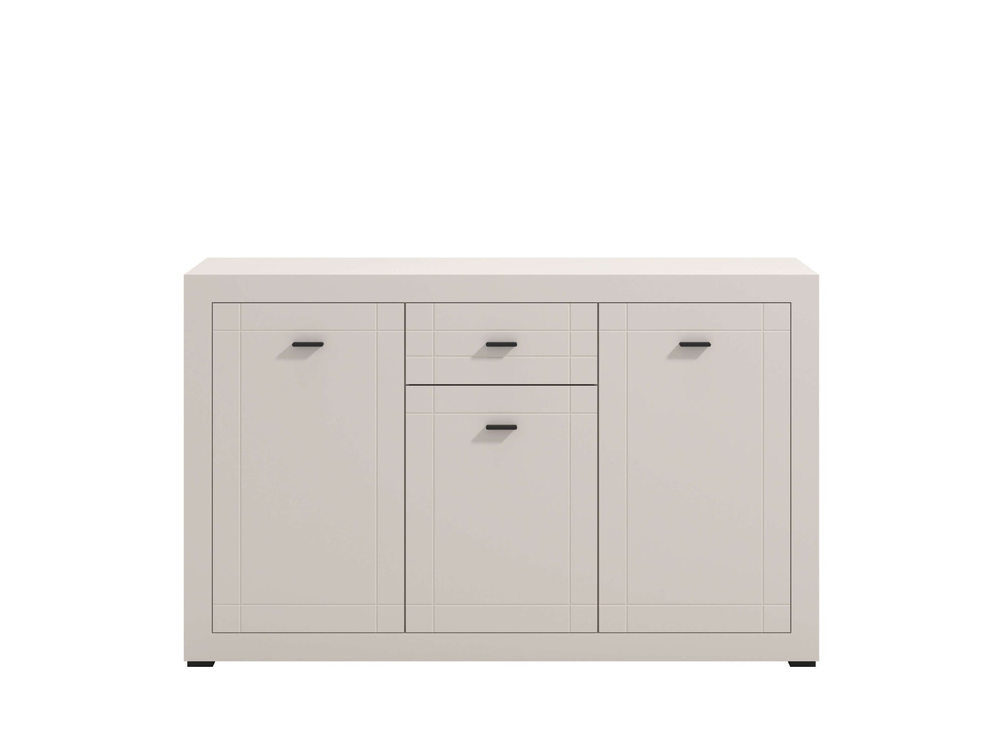 Home affaire Sideboard »Warwick Kombikommode, Schrank, Schubladenkommode« Modernes Sideboard: Kaschmir, 3 Türen & 1 Schublade, Heißfolienprägung