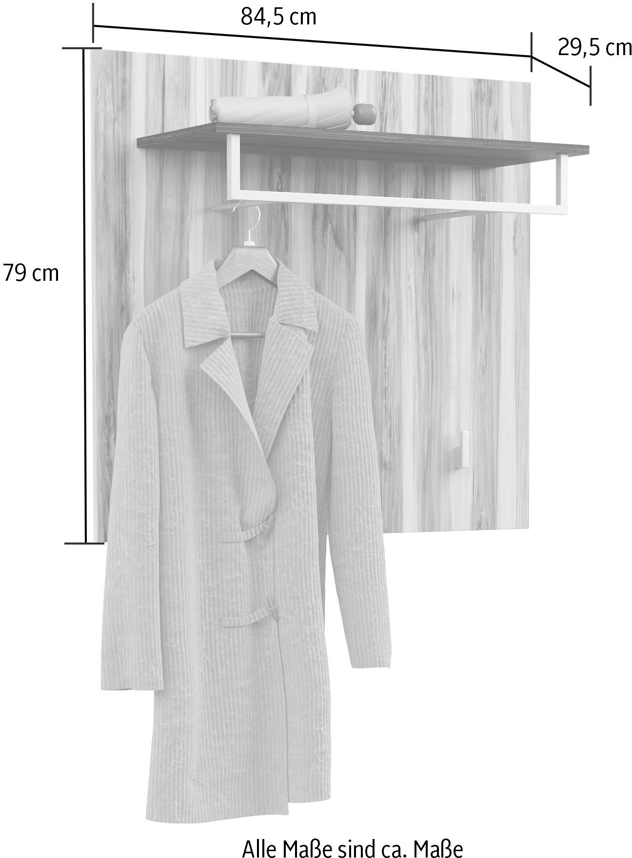 Home affaire Garderobenpaneel »Larona«, Breite 84,5 cm