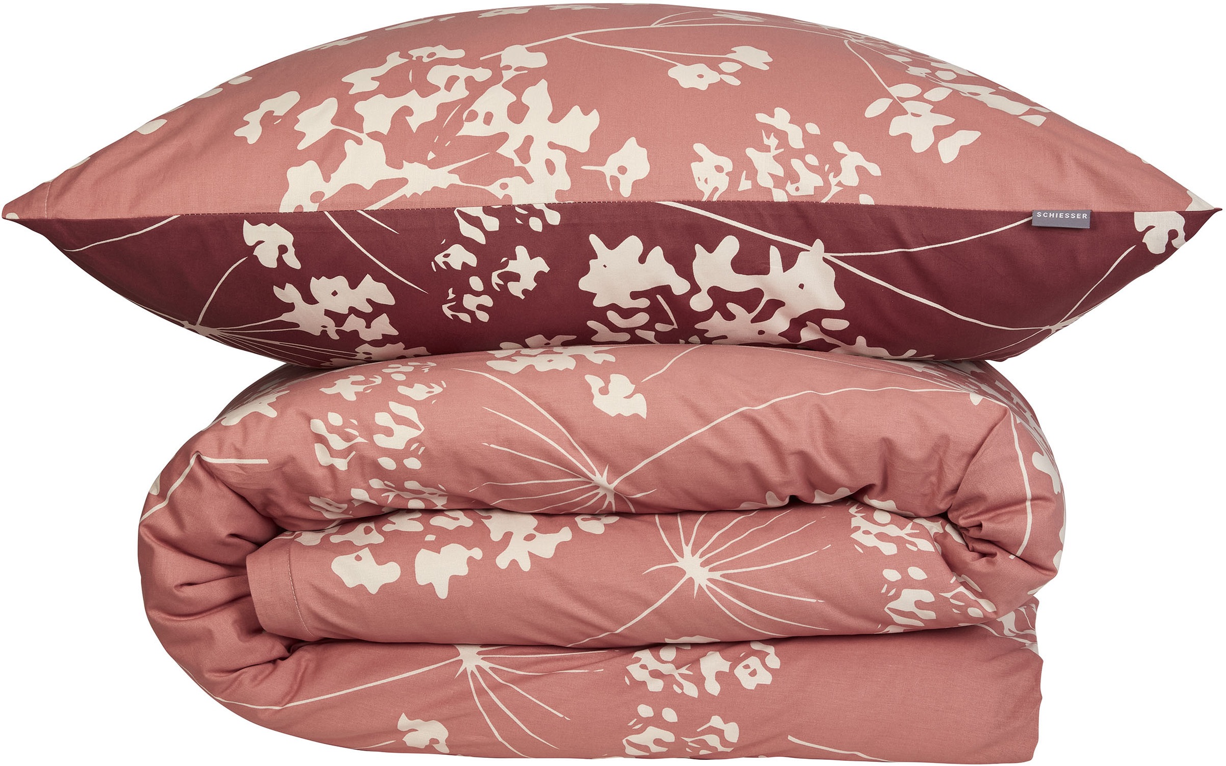 Schiesser Wendebettwäsche »Alyssa aus weicher Baumwolle mit feinen Blüten bedruckt«, Made in Green