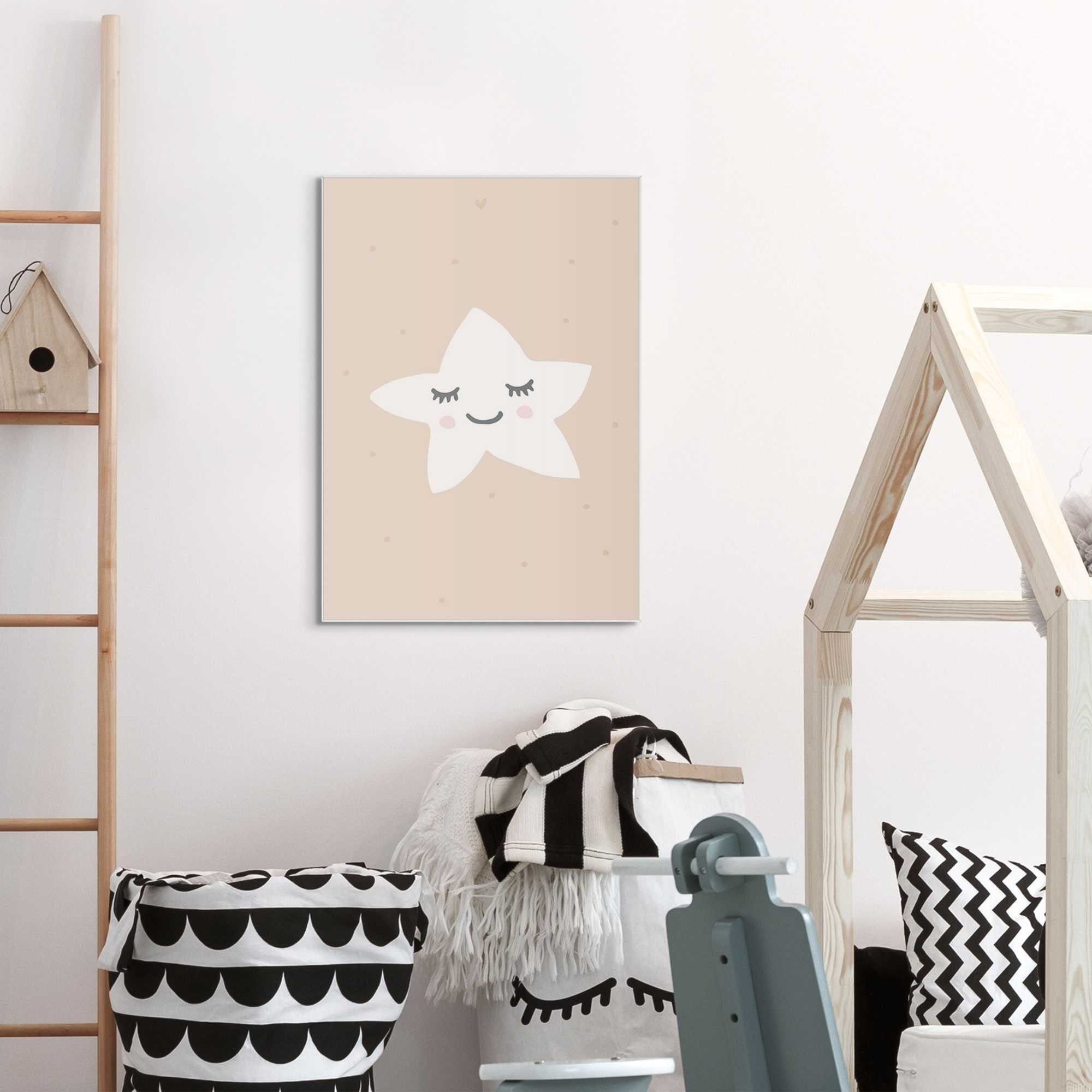 Reinders! Wandbild »Slim Frame White 50x70 Sleeping Star«