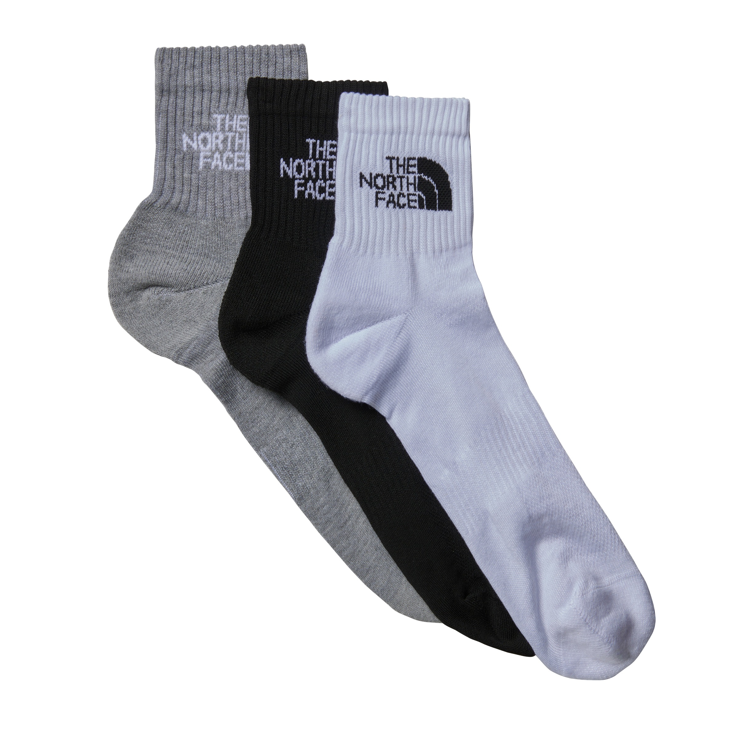 The North Face Sportsocken »MULTI SPORT CUSH QUARTER SOCK 3P«, (Packung, 3 Paar)