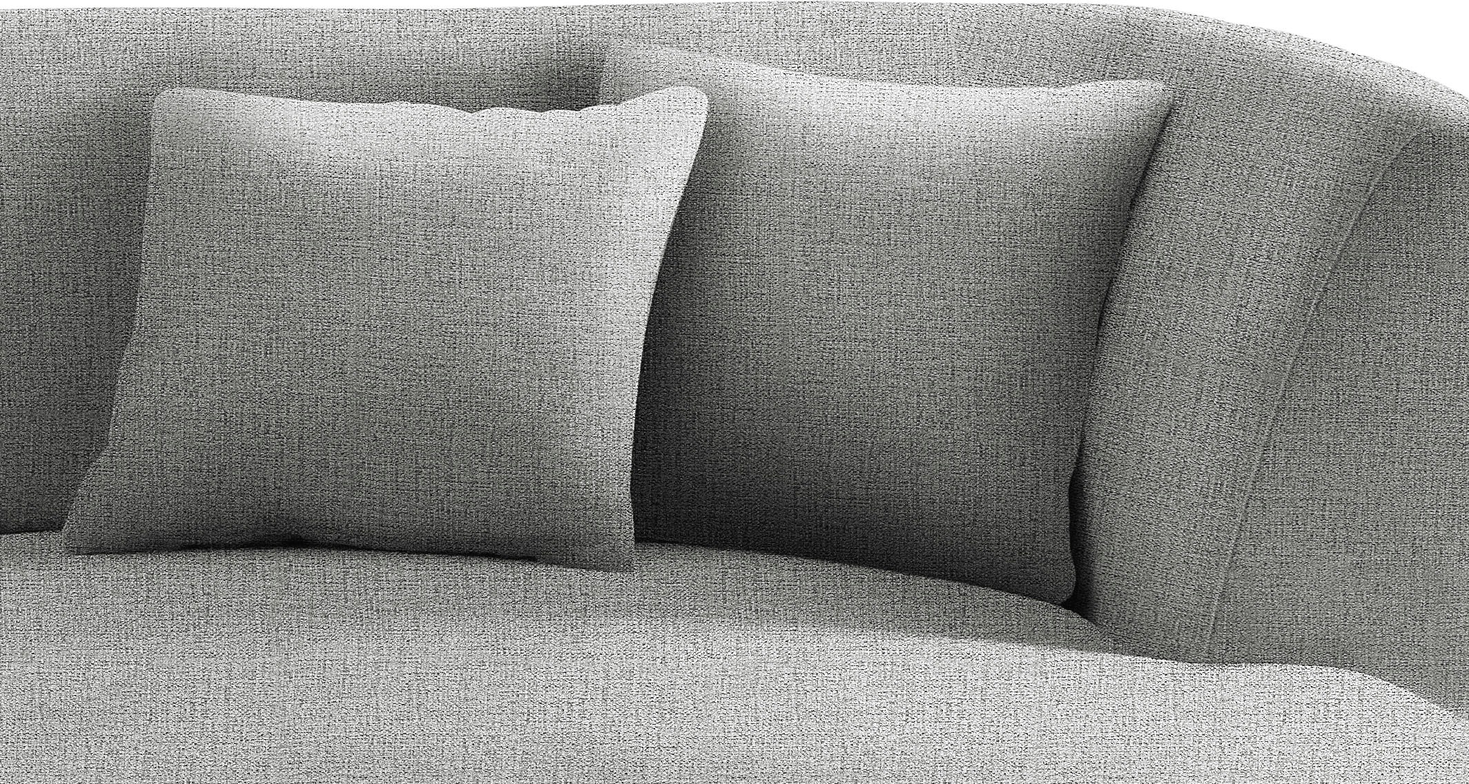 Home affaire Ecksofa »Colori Polstermöbel mit zeitlos eleganter Rückenführung. L-Form« Holzfußfarbe wählbar, inkl. 4x Zierkissen