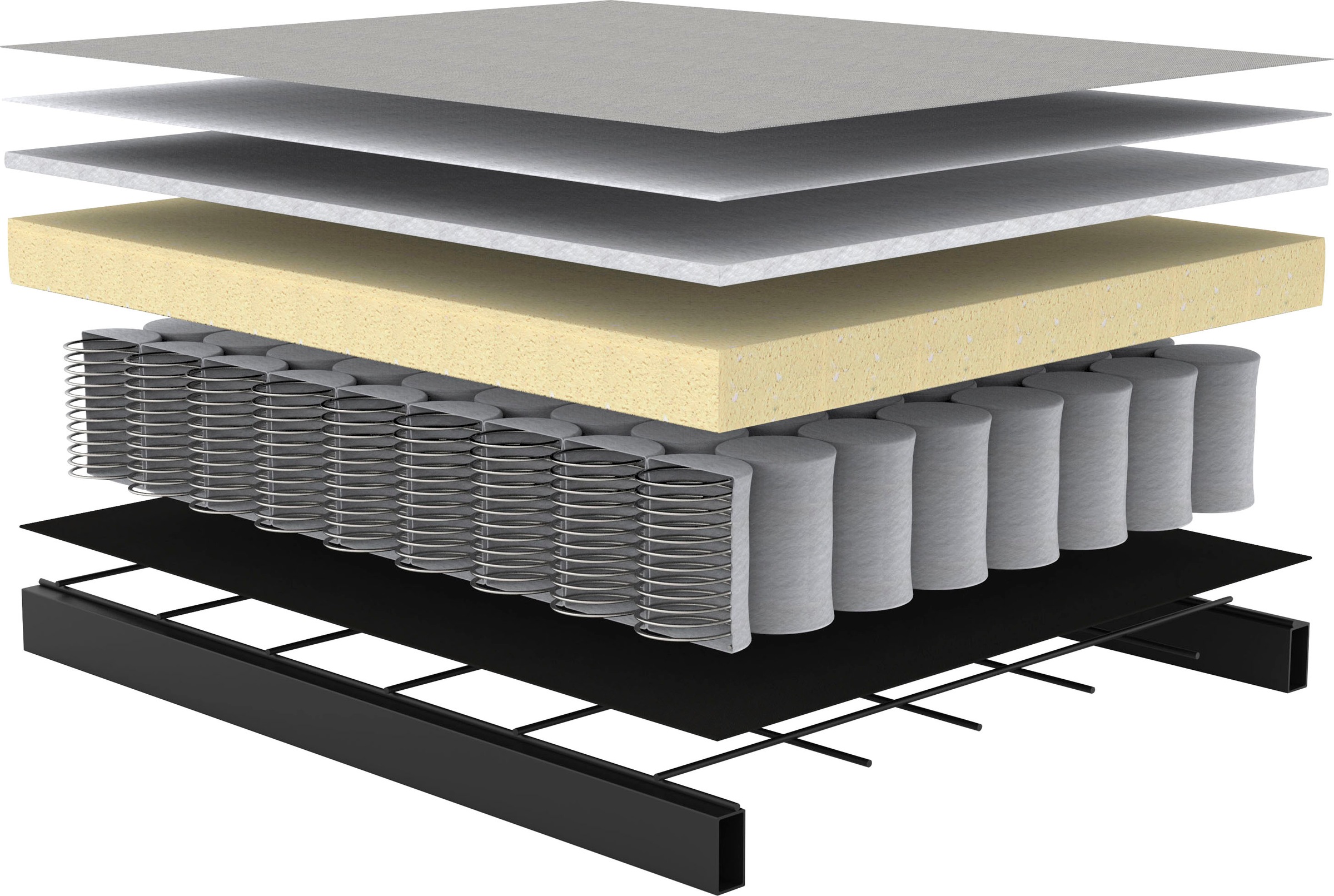 INNOVATION LIVING ™ Stapelliege »Sigmund 595 Indu-Beine«, Daybed mit zwei Federkernmatratzen zum täglichen Gebrauch