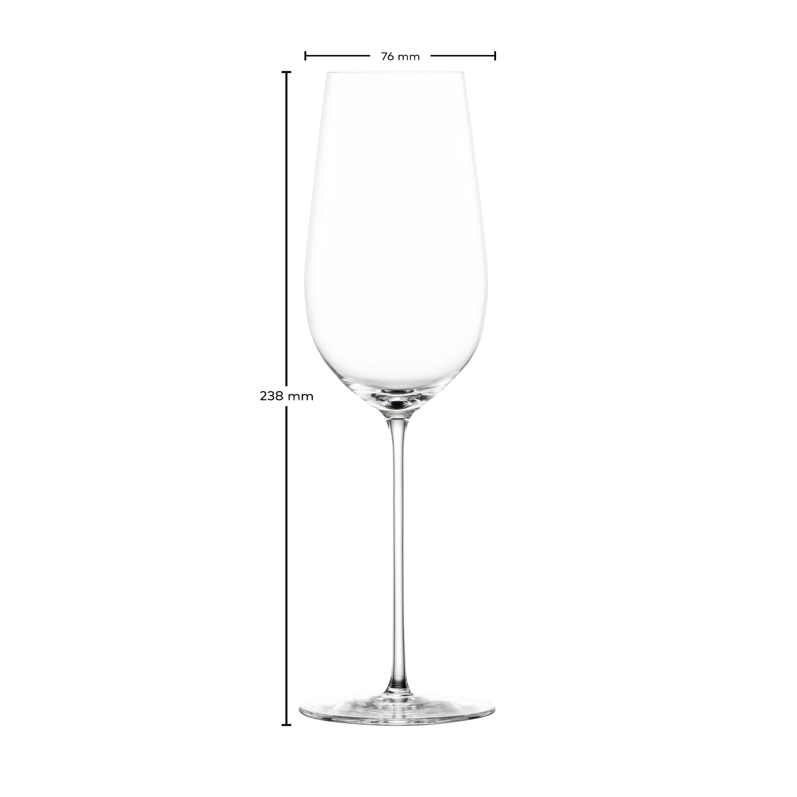 Zwiesel Glas Champagnerglas »Champagnergläser VUELO 323 ml 2er Set transparent« Spülmaschinengeeignet