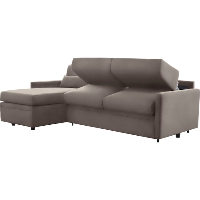 Nias Italia Ecksofa »Avellino«, mit Bettfunktion, Matratze und Metallgestell,  Liegefläche 140/208 cm online bestellen | UNIVERSAL