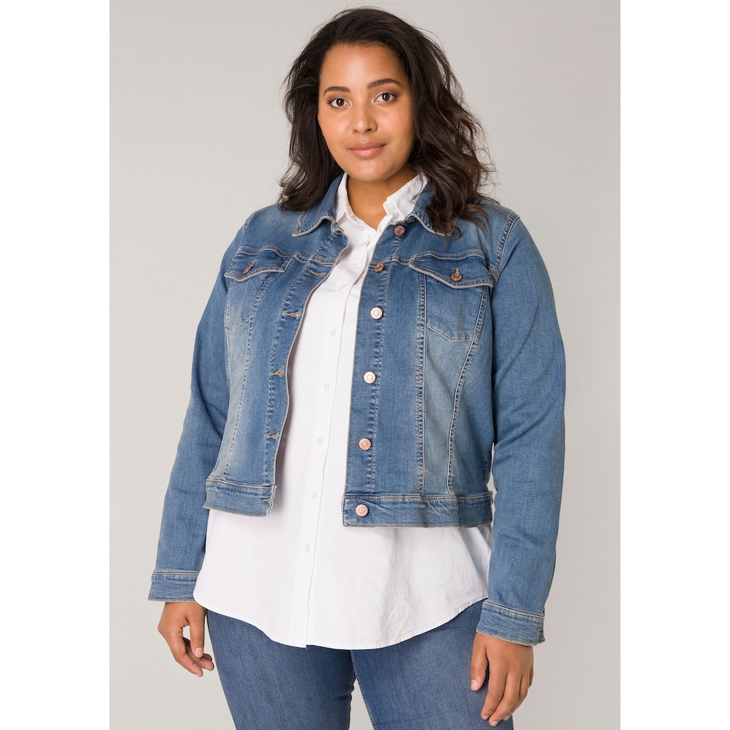 Base Level Curvy Jeansjacke »BAS-Yamila«