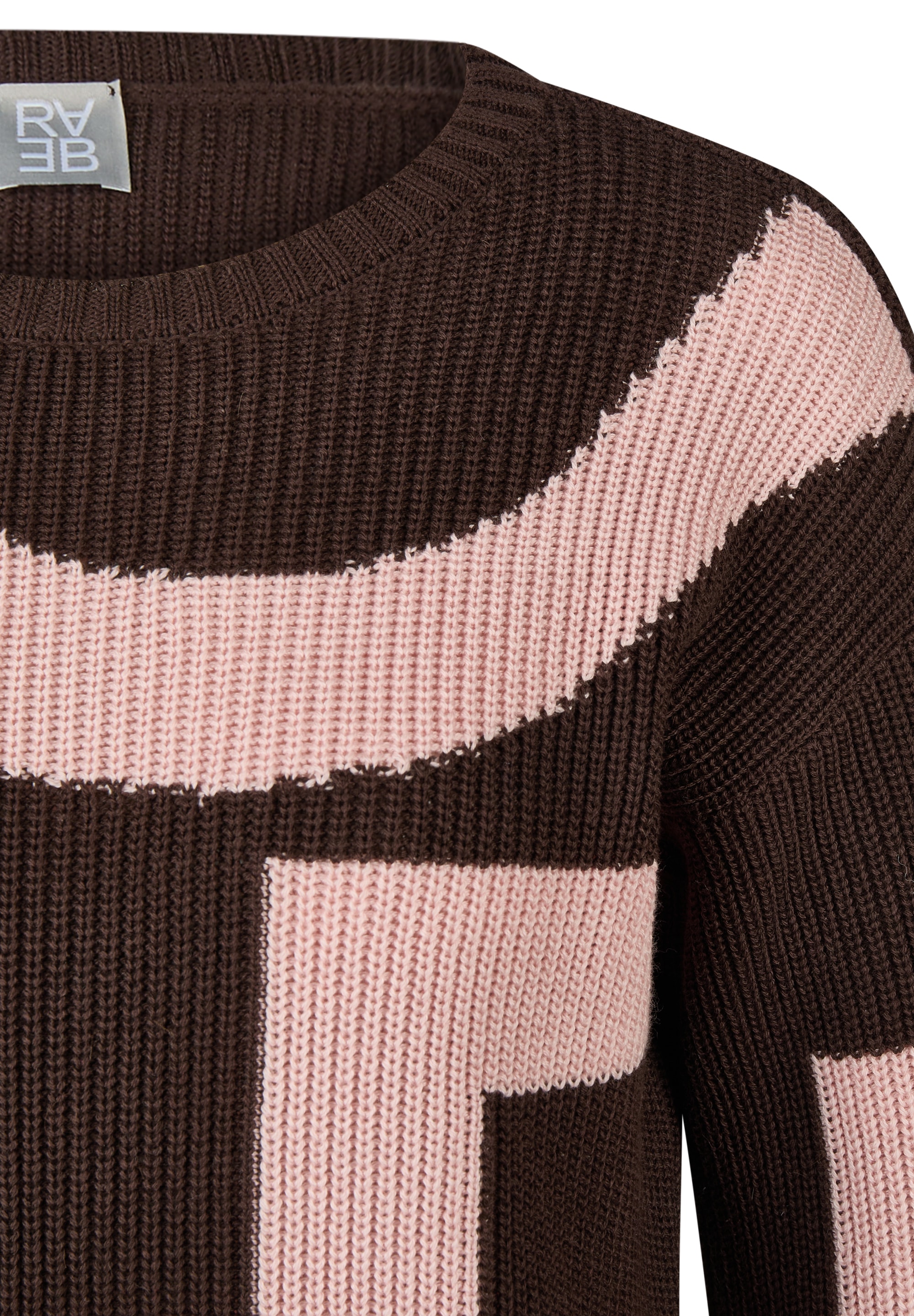 Rabe Strickpullover mit grafischem Muster