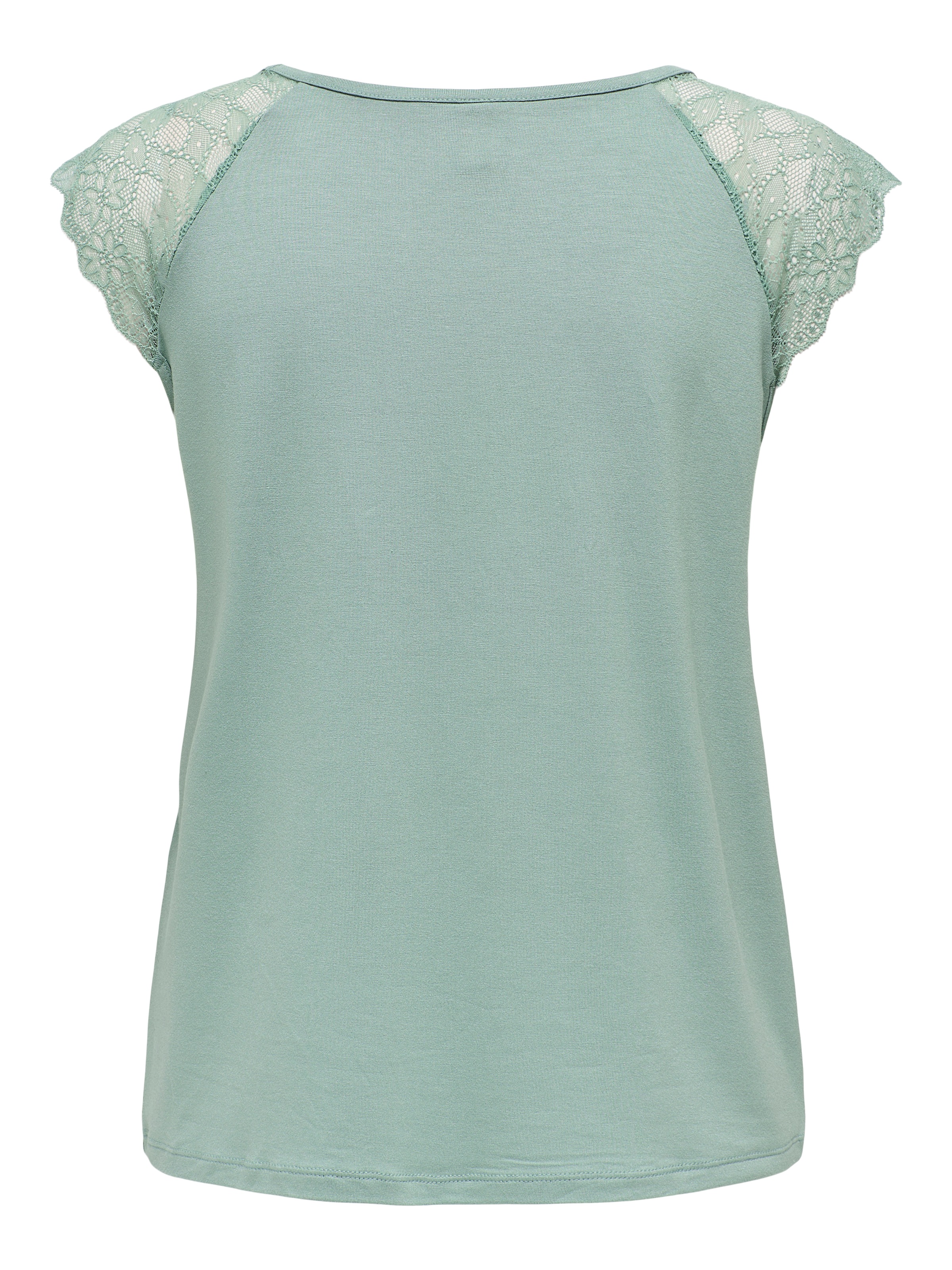 ONLY V-Shirt »ONLPETRA S/S LACE MIX TOP CS JRS«