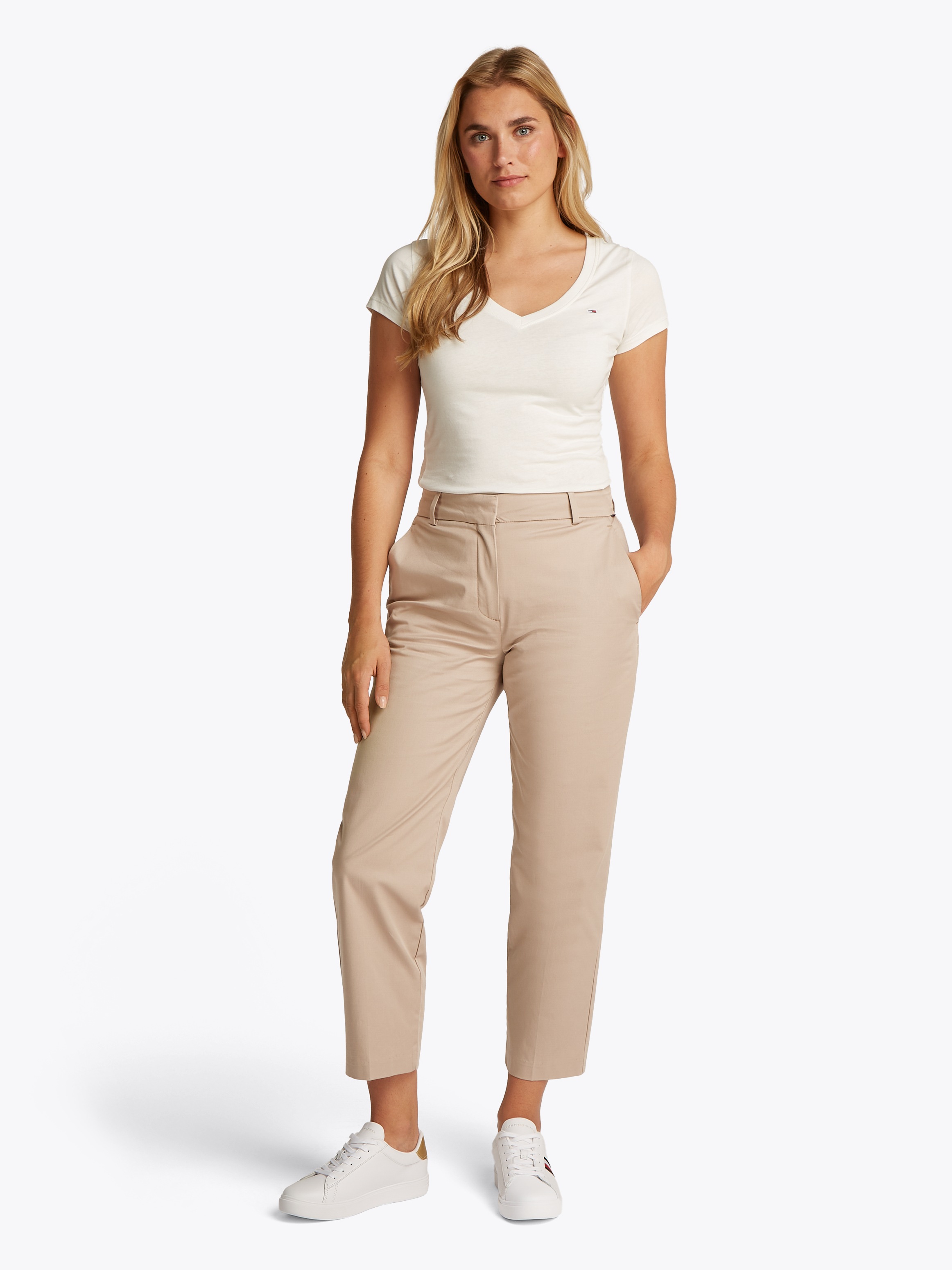 Tommy Hilfiger Chinohose, mit Bügelfalten