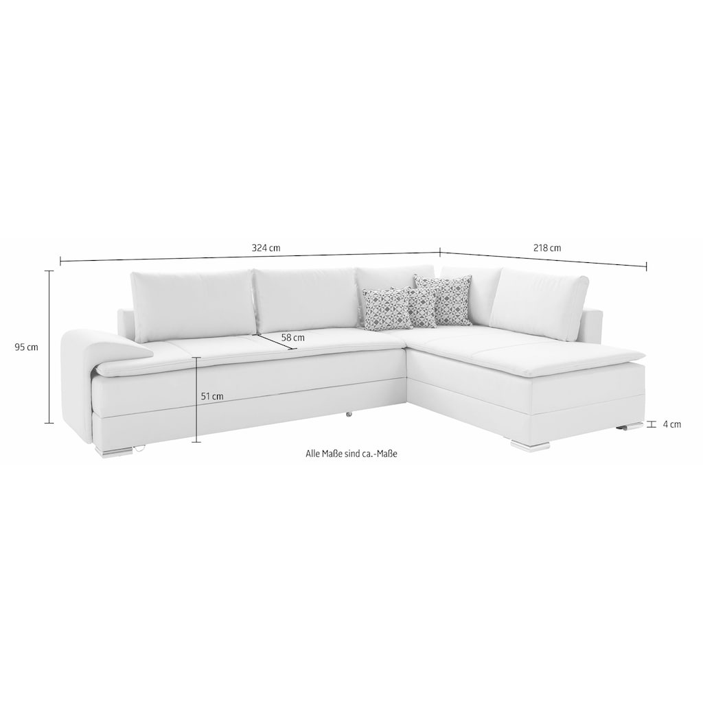 INOSIGN Ecksofa »Night & Day«