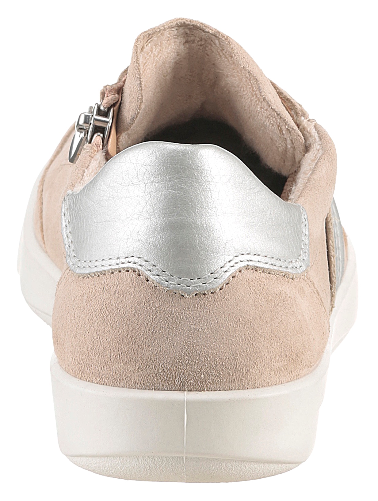 Legero Sneaker »SILENCE«, Retro Sneaker, Schnürschuh mit zusätzlichem Innenreißverschluss