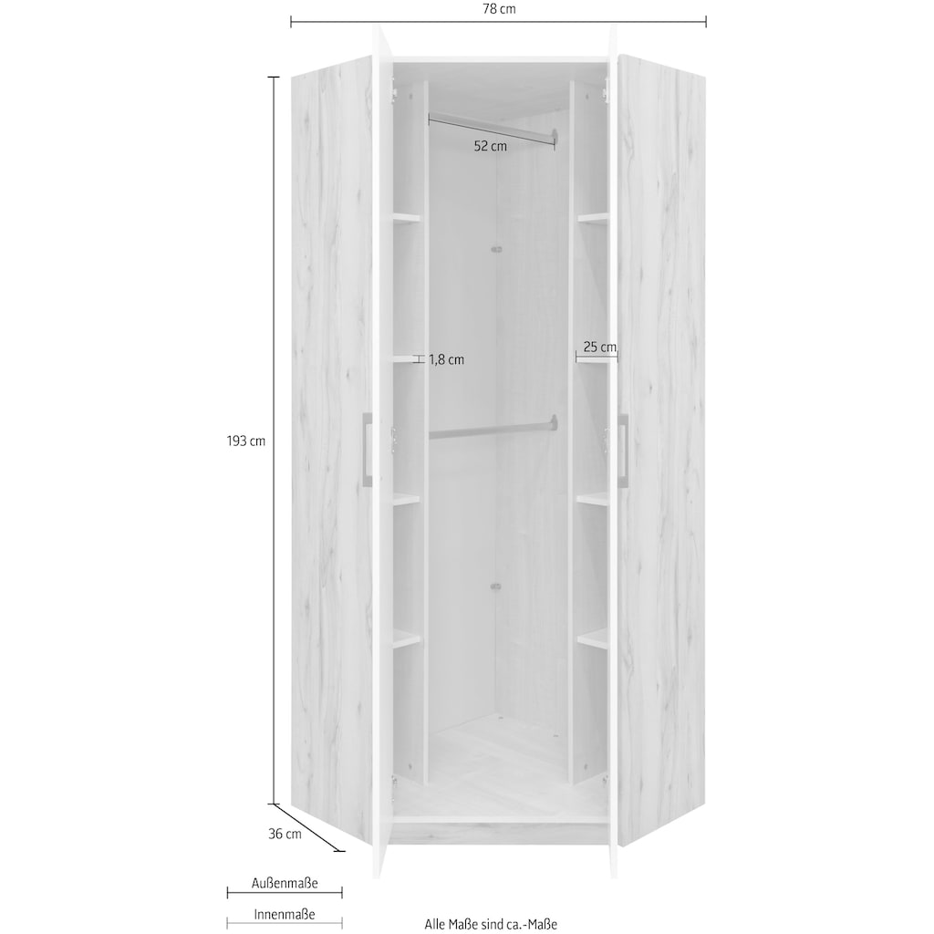 priess Jugendzimmer-Set »Lissabon«, (6 St.)