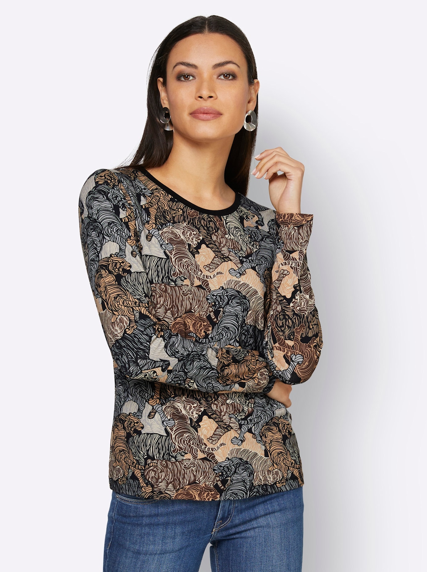 creation L Langarmshirt »Shirt«, (1 tlg.)