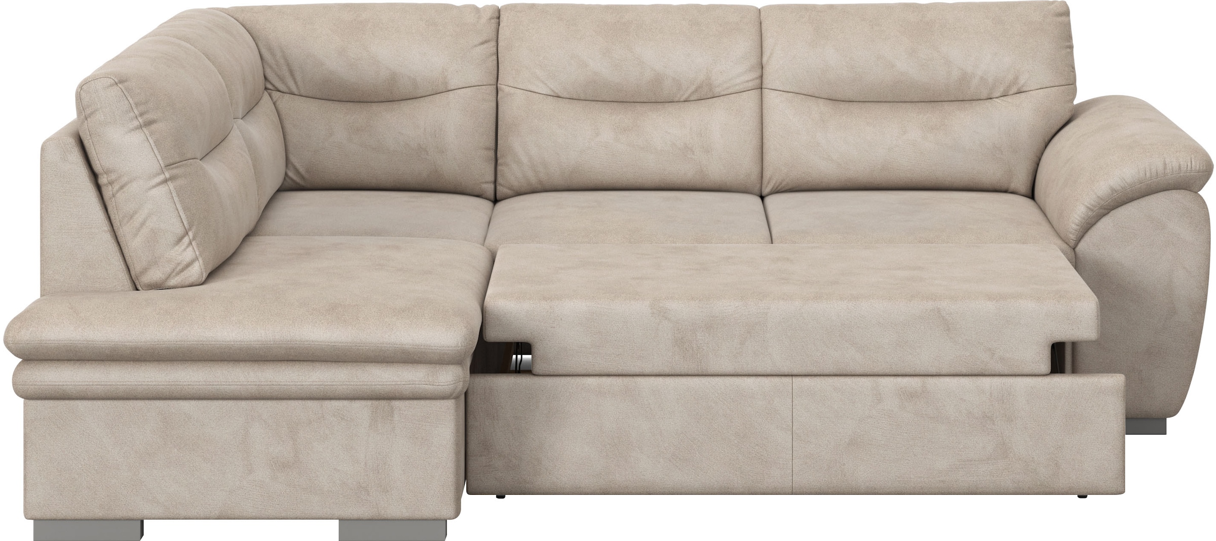 COTTA Ecksofa »Leandra L-Form«, wahlweise mit Bettfunktion & Bettkasten
