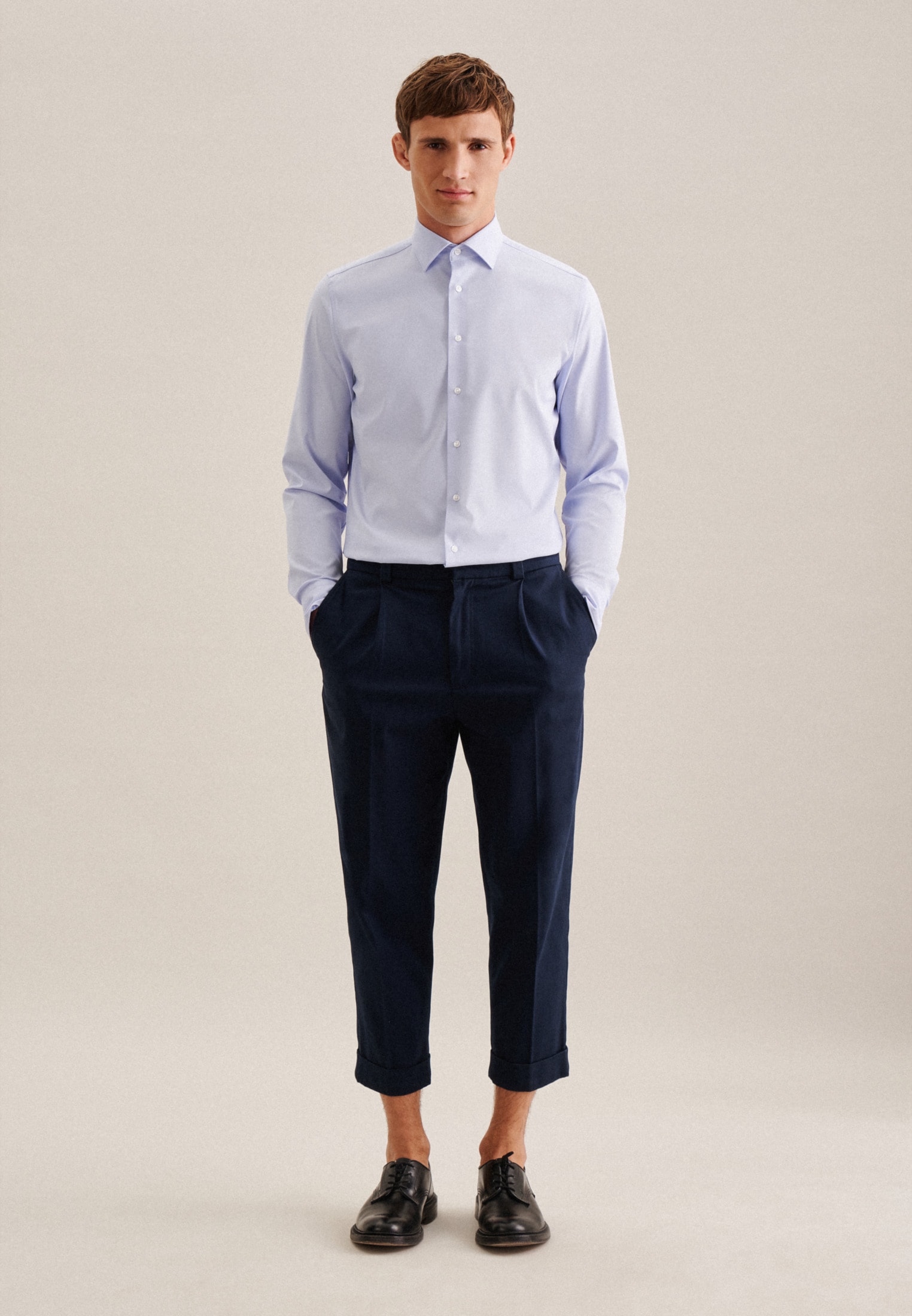 seidensticker Businesshemd »Slim« Slim 1/1 Kentkragen Uni