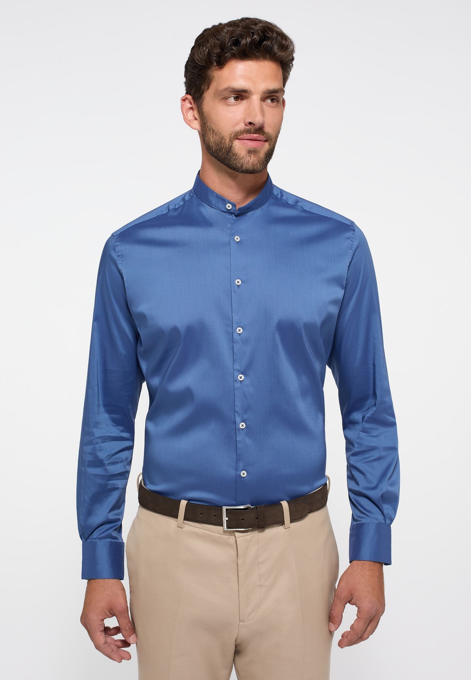 Eterna Langarmhemd »MODERN FIT« EASY IRON (bügelleicht)