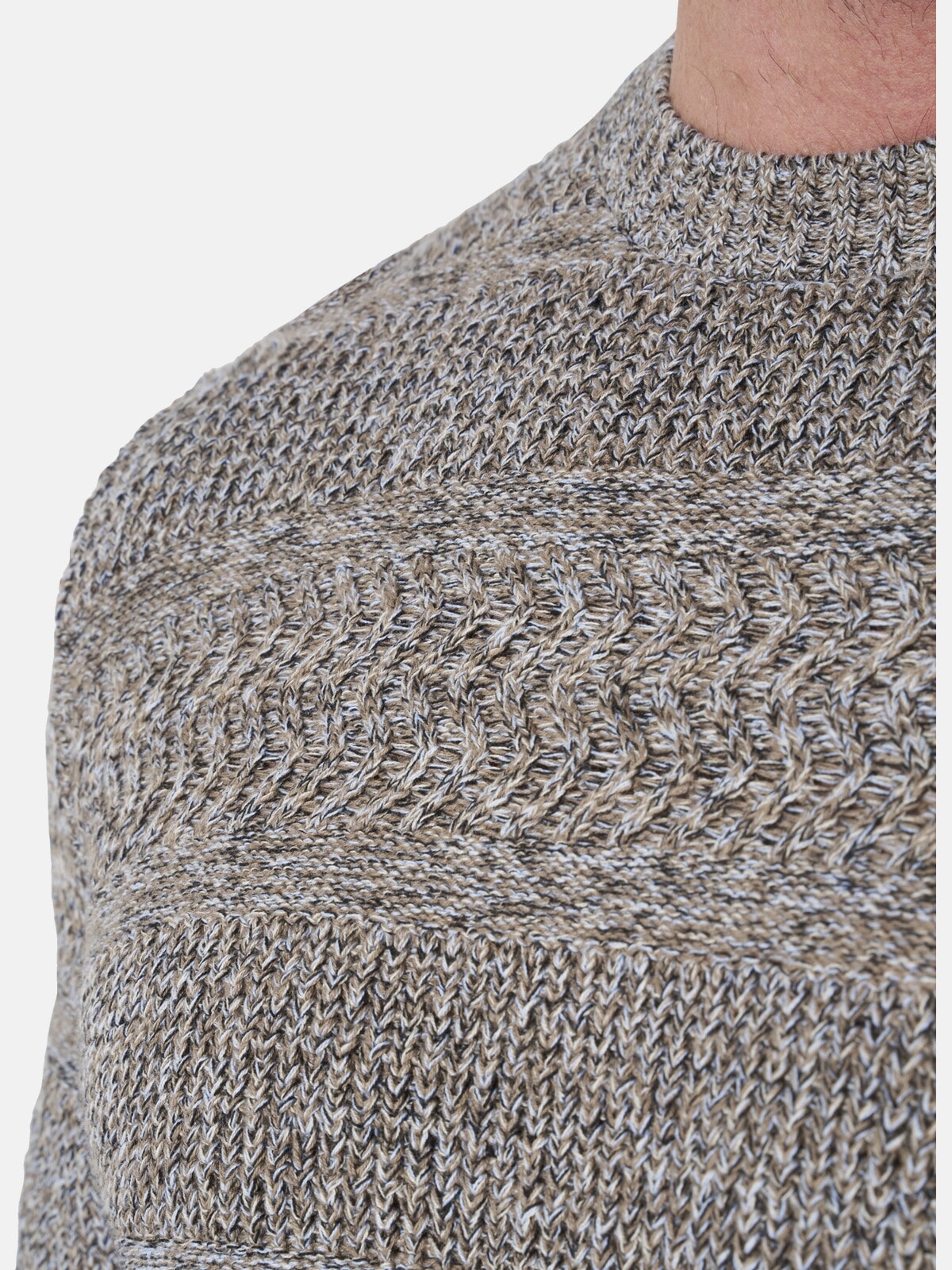 Jan Vanderstorm Rundhalspullover »Pullover GYLFE«