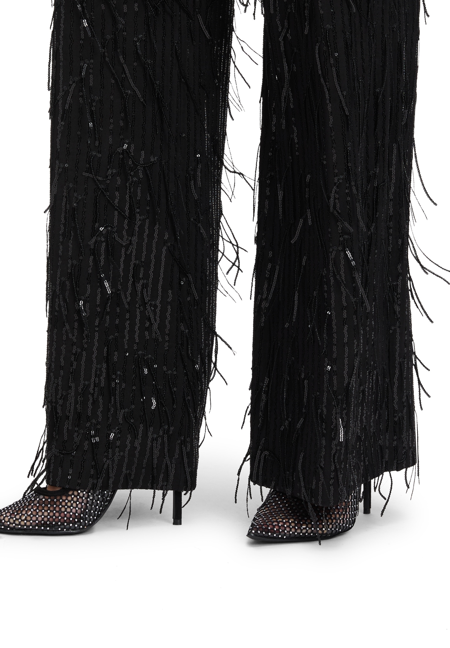 Vera Mont Stoffhose »Perfect Body-Hose im Glitzer-Look«