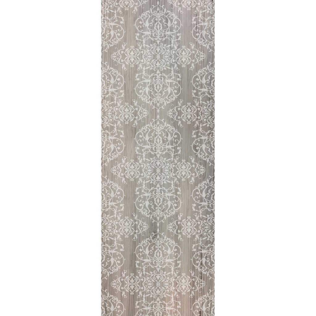 queence Vinyltapete »Muster-Grau-Braun«, Holz, 90 x 250 cm, selbstklebend