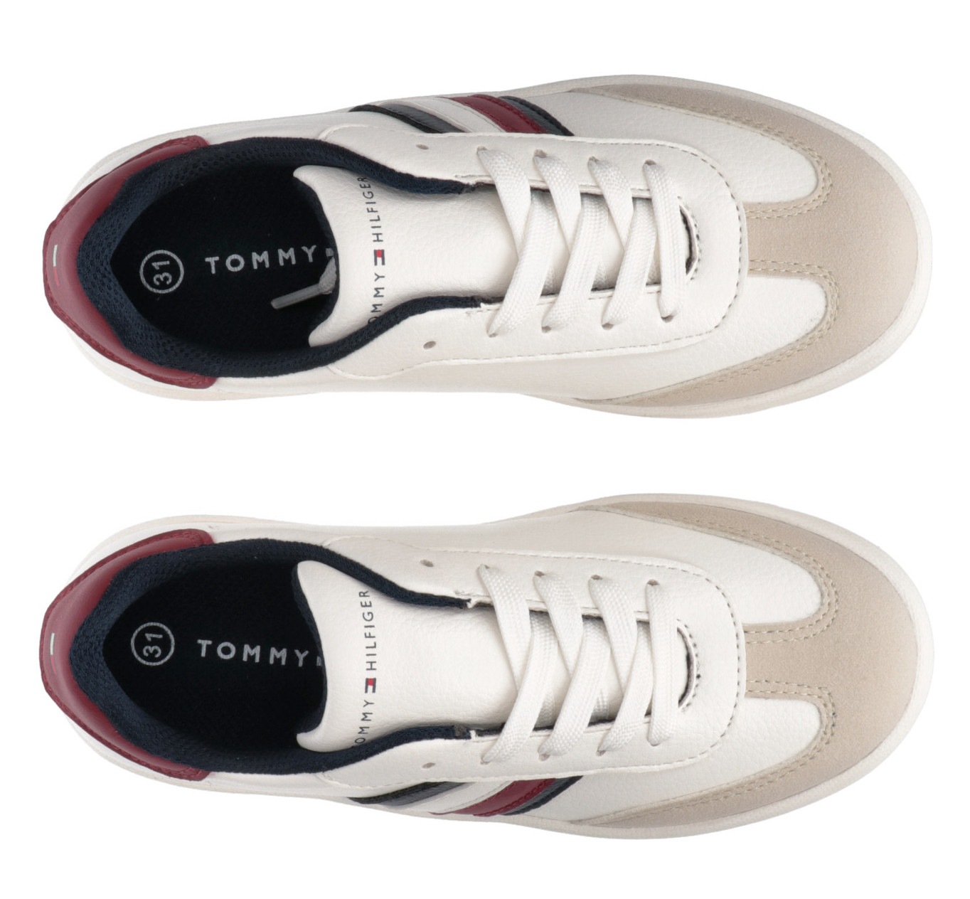 Tommy Hilfiger Sneaker, Freizeitschuh, Halbschuh, Schnürschuh im angesagten Retro Look