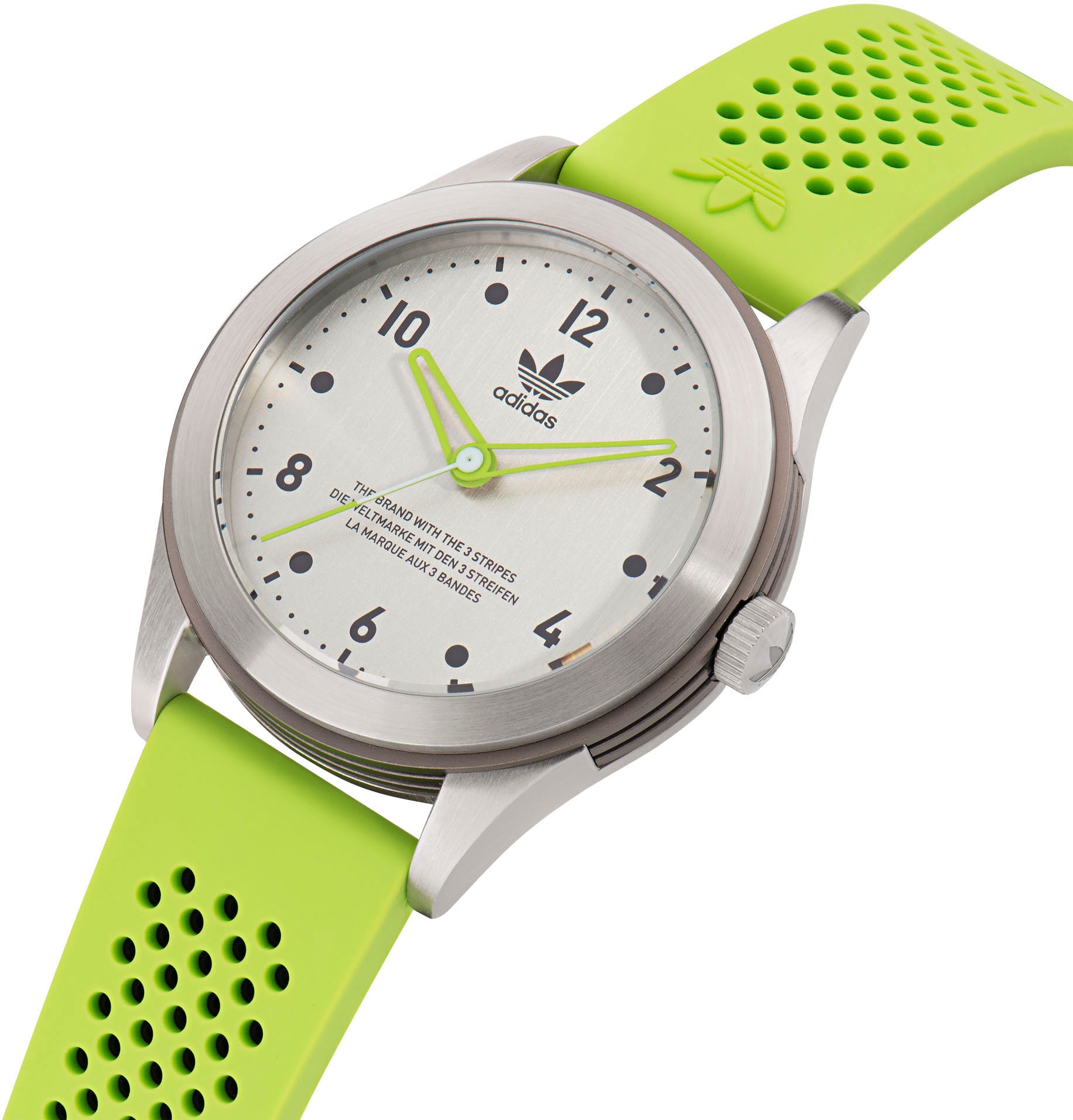 adidas Originals Quarzuhr »CODE THREE« Armbanduhr, Damenuhr, Herrenuhr, Silikonarmband