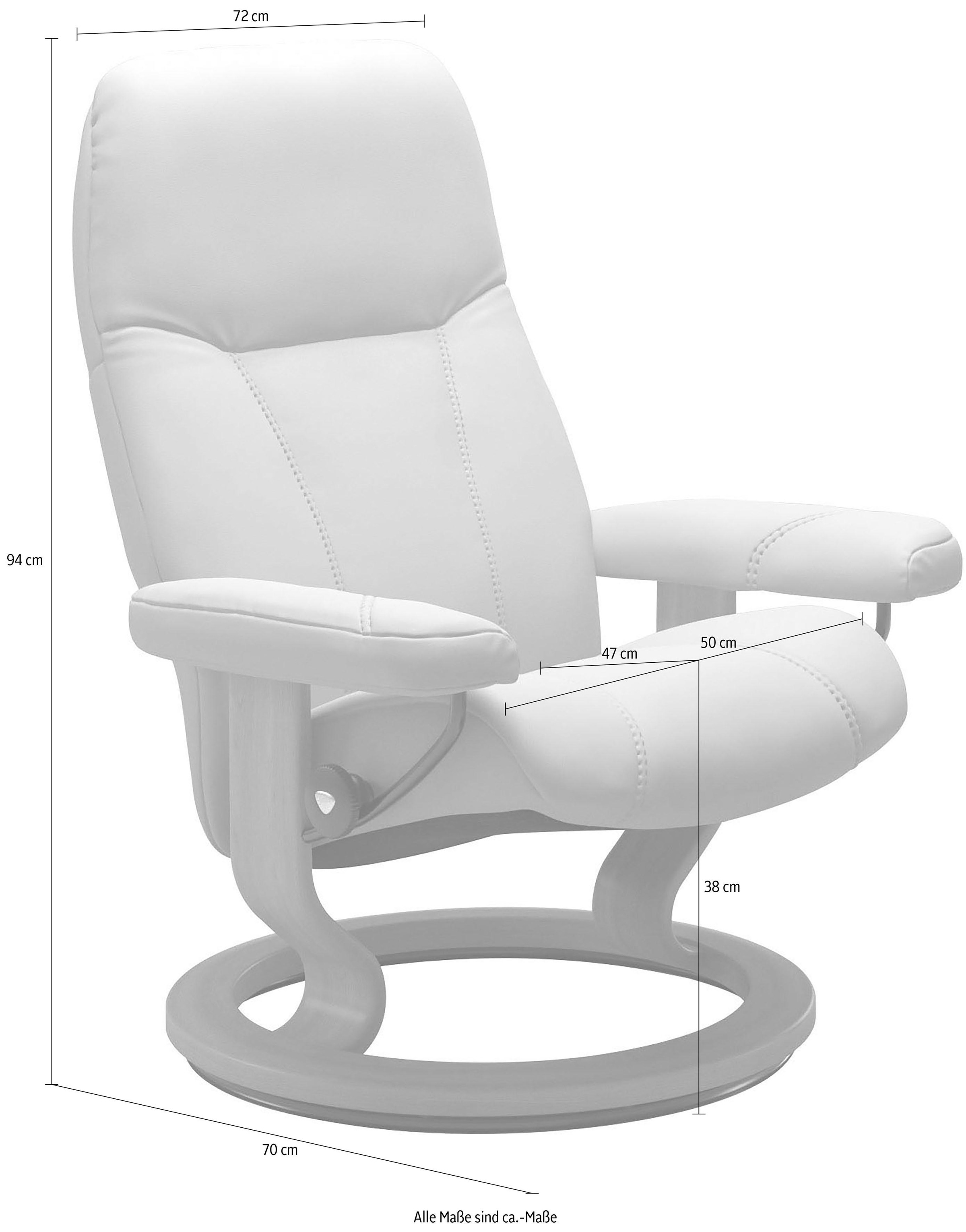 Stressless® Relaxsessel »Consul« mit Classic Base, Größe S, Gestell Wenge