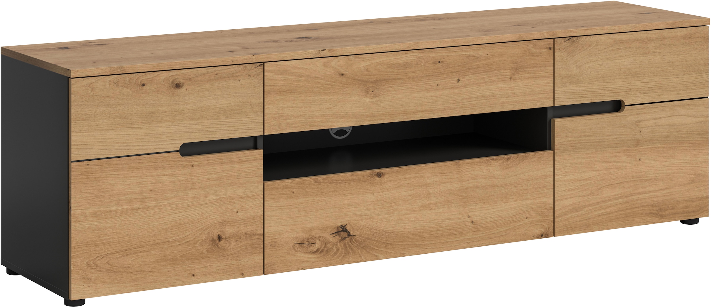 INOSIGN TV-Schrank »REHAT, TOPSELLER!, Breite 184 cm, 2 Türen, 1 Klappe, 1 Schublade« 1 Stk. tlg. Lowboard, TV Lowboard, Anrichte, Fernsehschrank, Sideboard