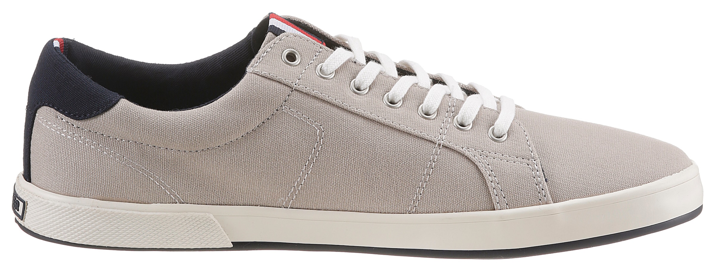 Tommy Hilfiger Sneaker »ICONIC LONG LACE SNEAKER«, mit gespolstetem Schaftrand, Freizeitschuh, Halbschuh, Schnürschuh